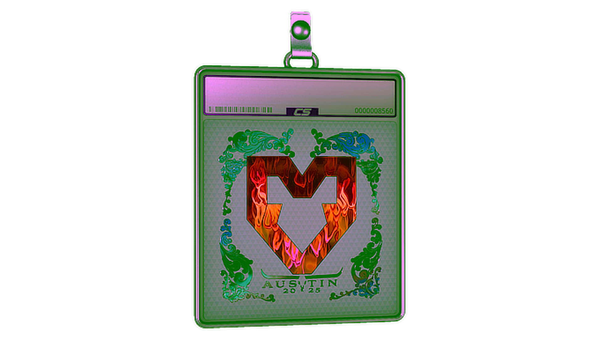 Display for Sticker Slab | MOUZ (Holo) | Austin 2025