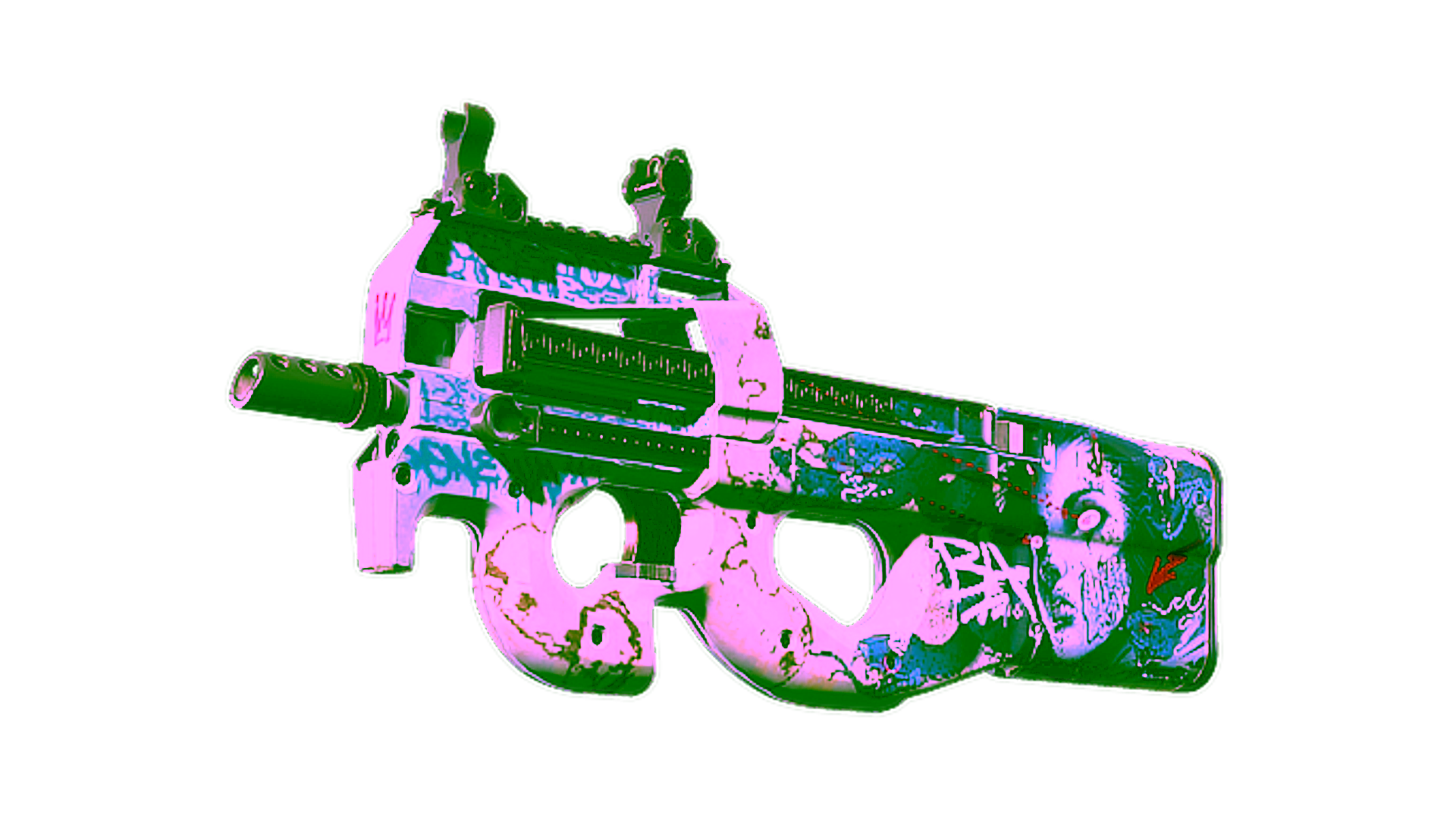 Display for StatTrak™ P90 | Deathgaze (Well-Worn)