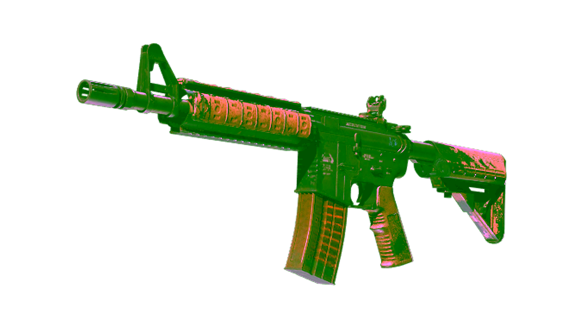 Дисплей для StatTrak™ M4A4 | Poly Mag (Battle-Scarred)
