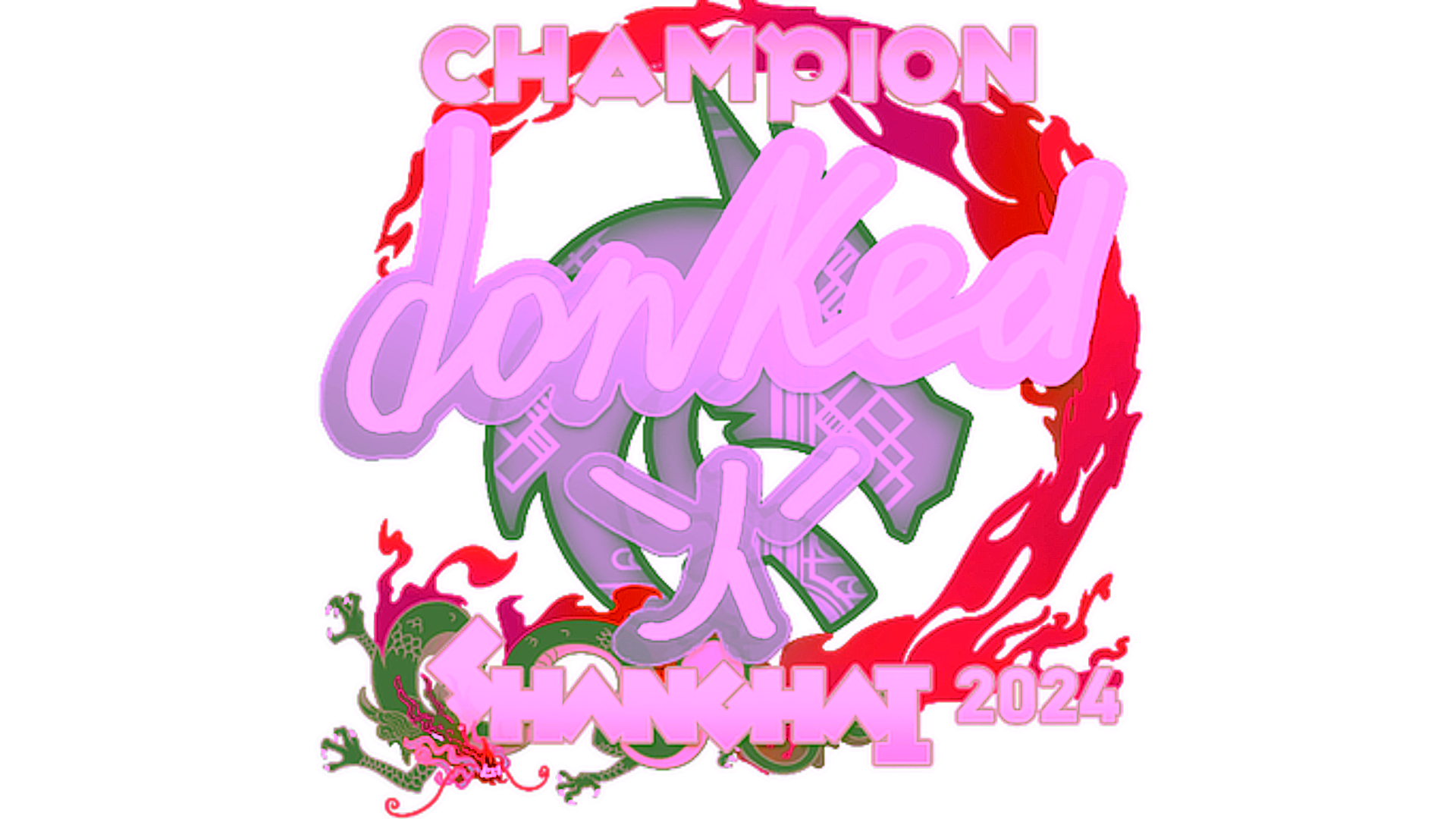 Display for Sticker | donk (Champion) | Shanghai 2024