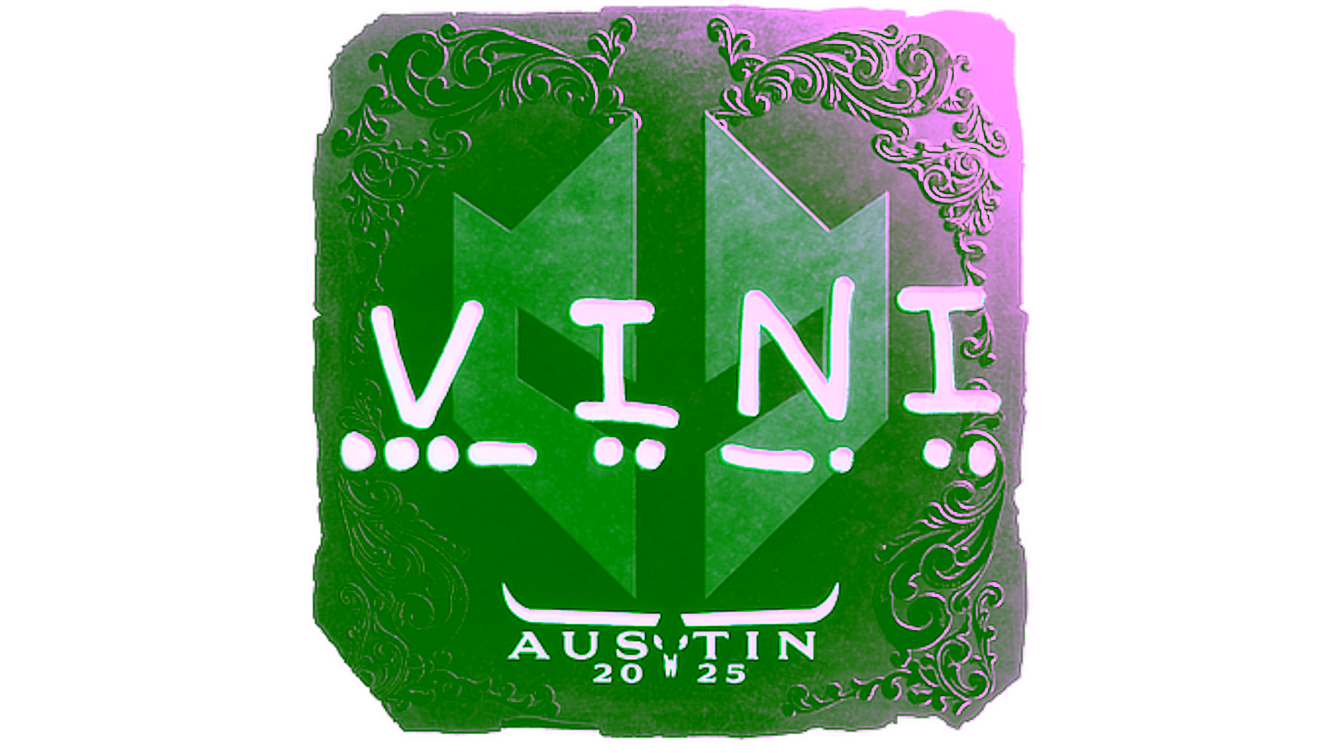 Sticker | VINI (Foil) | Austin 2025 için görüntü
