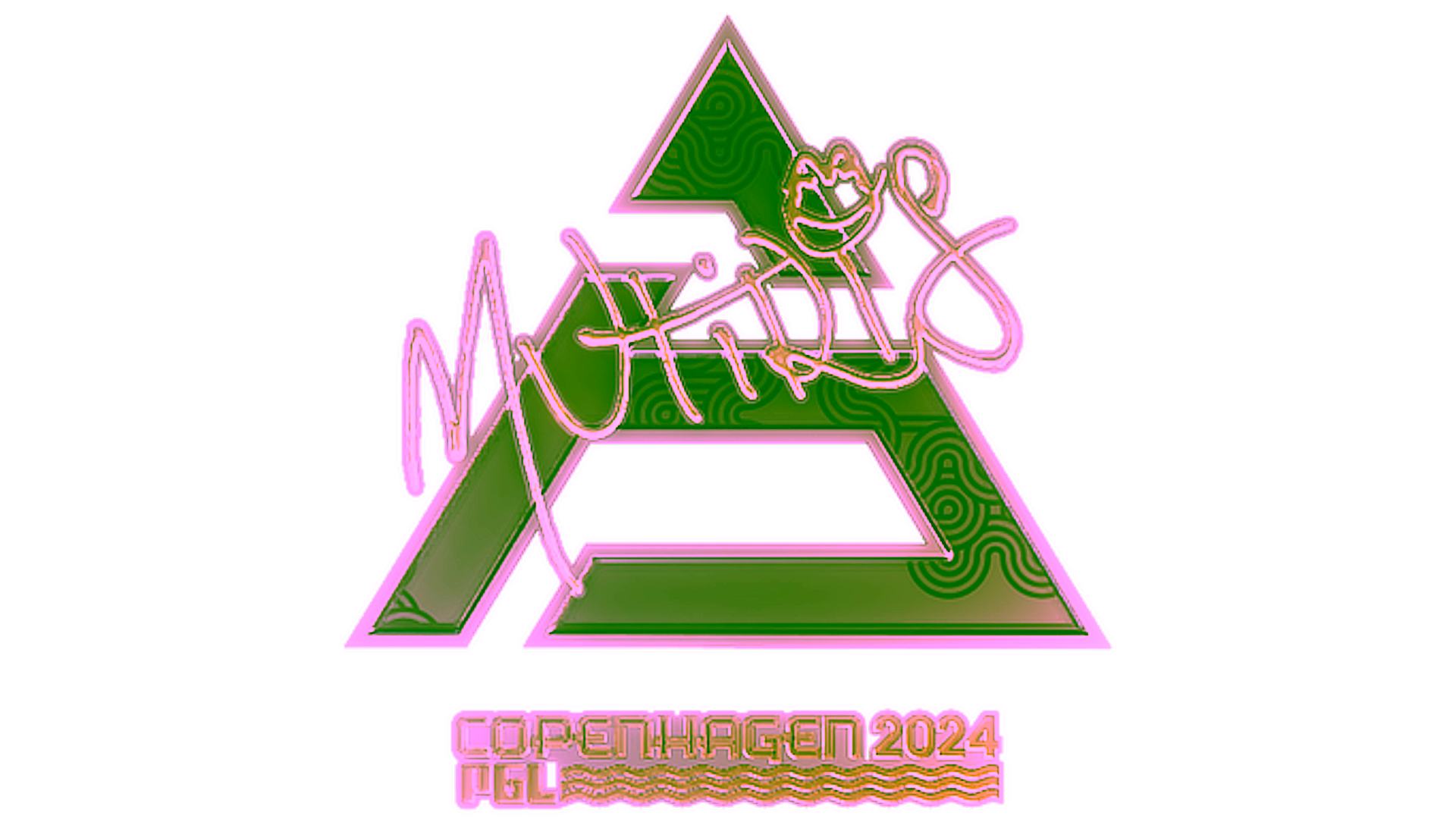 Display for Sticker | MUTiRiS (Gold) | Copenhagen 2024