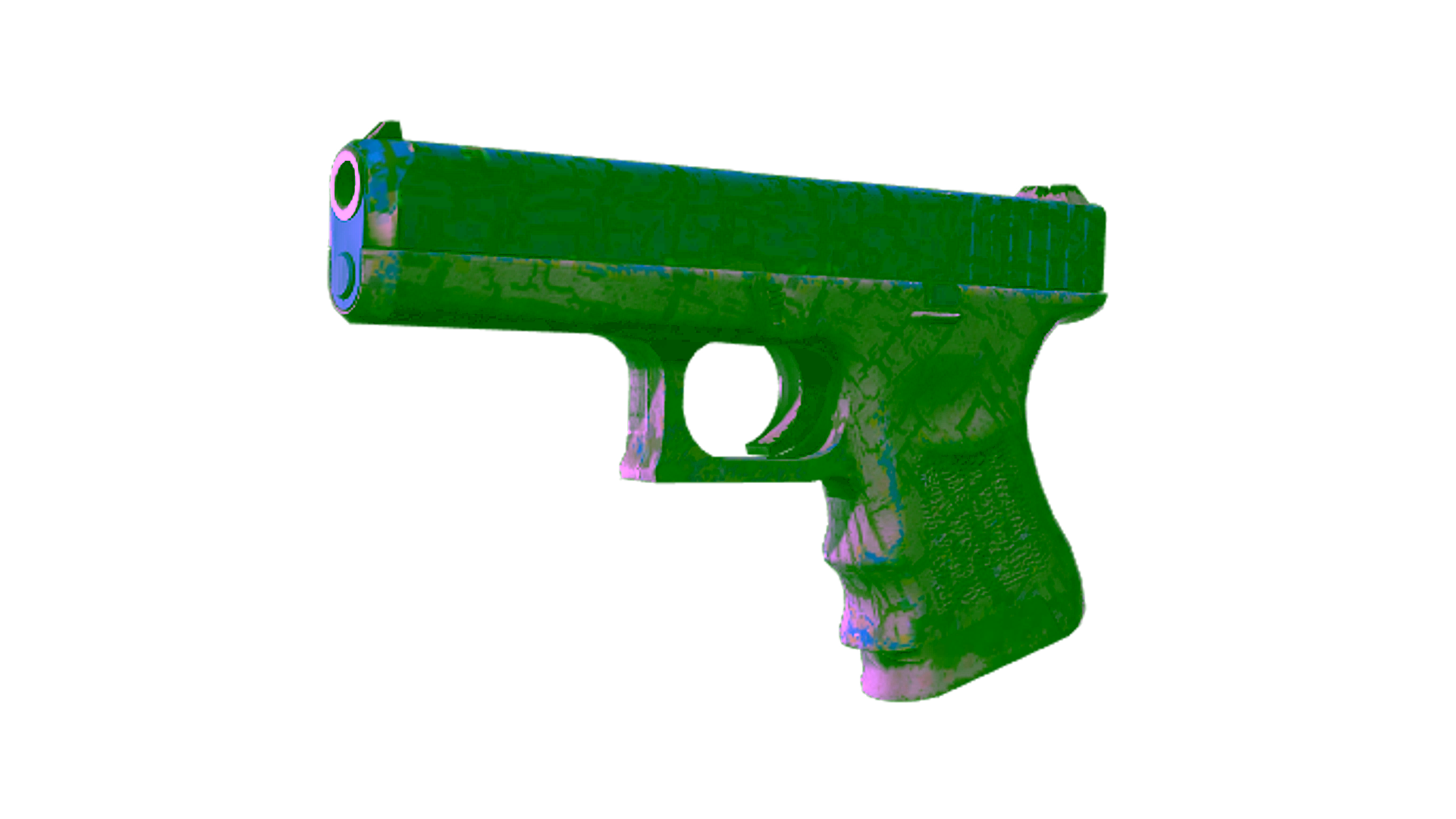 Display for Glock-18 | Blue Fissure (Well-Worn)
