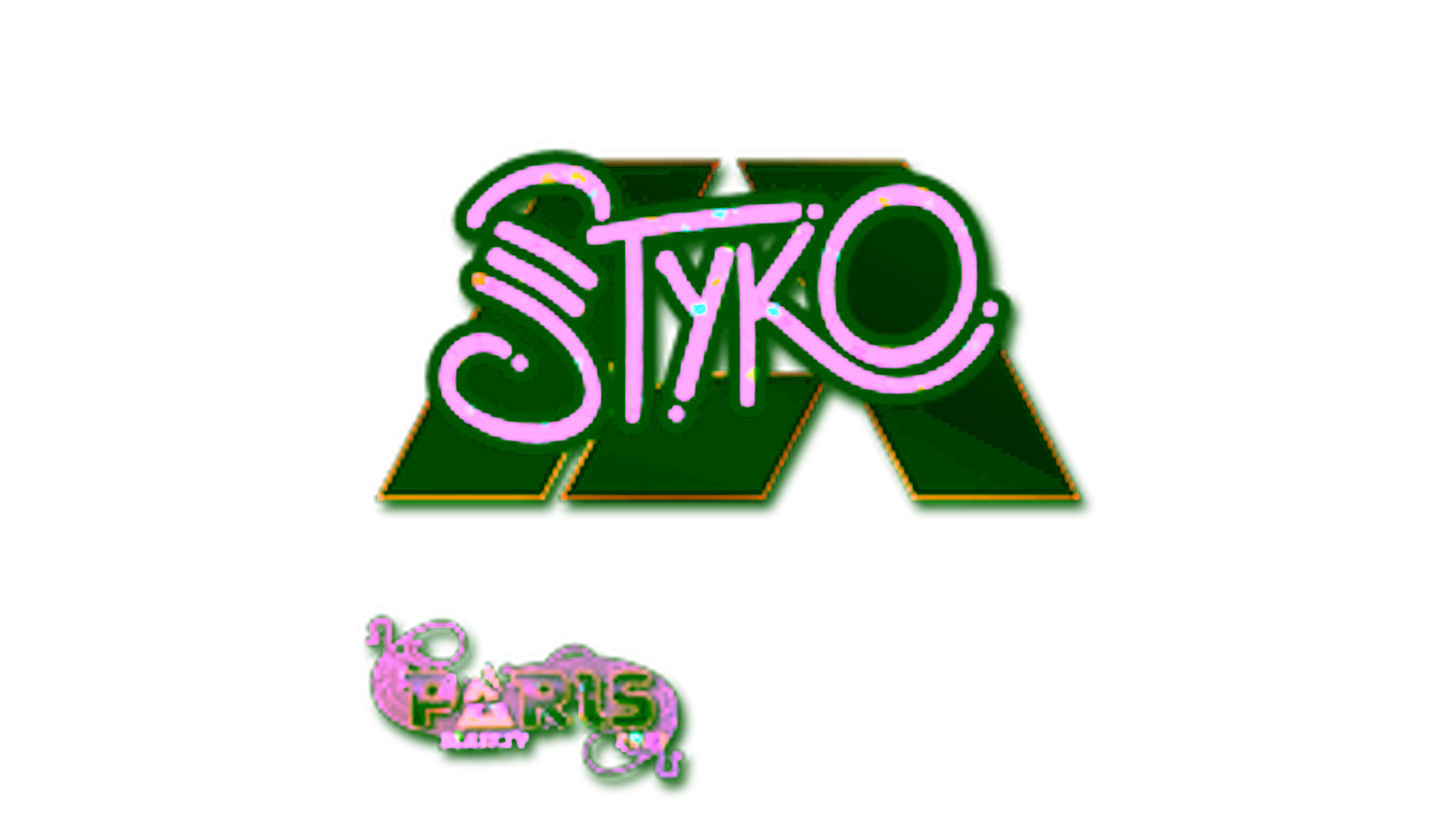 Mostrar para Sticker | STYKO (Glitter) | Paris 2023