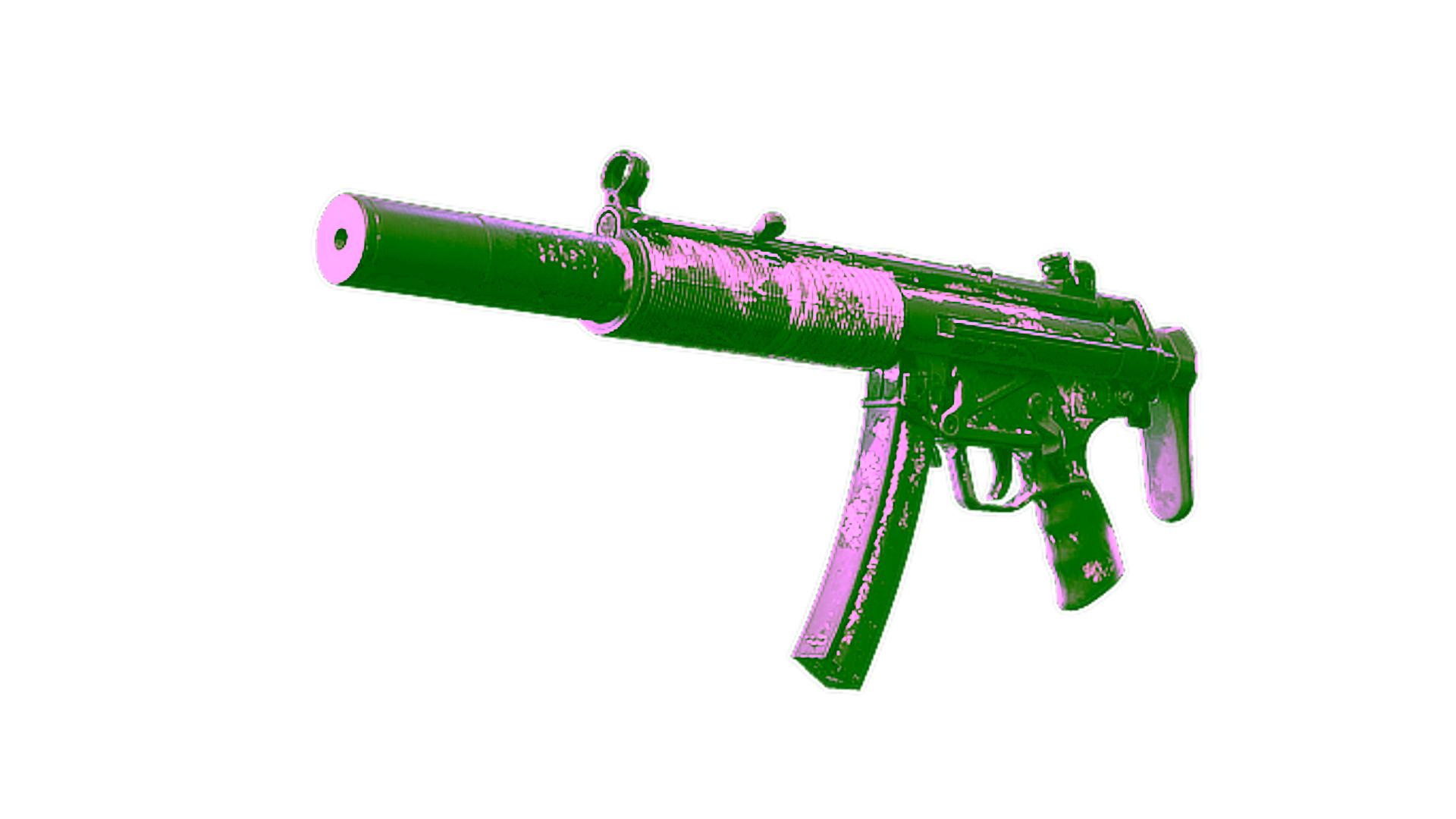 Display for Souvenir MP5-SD | Snow Splash (Battle-Scarred)