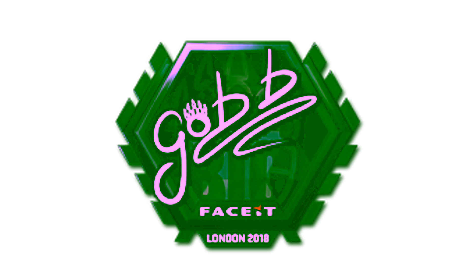 Display for Sticker | gob b (Foil) | London 2018