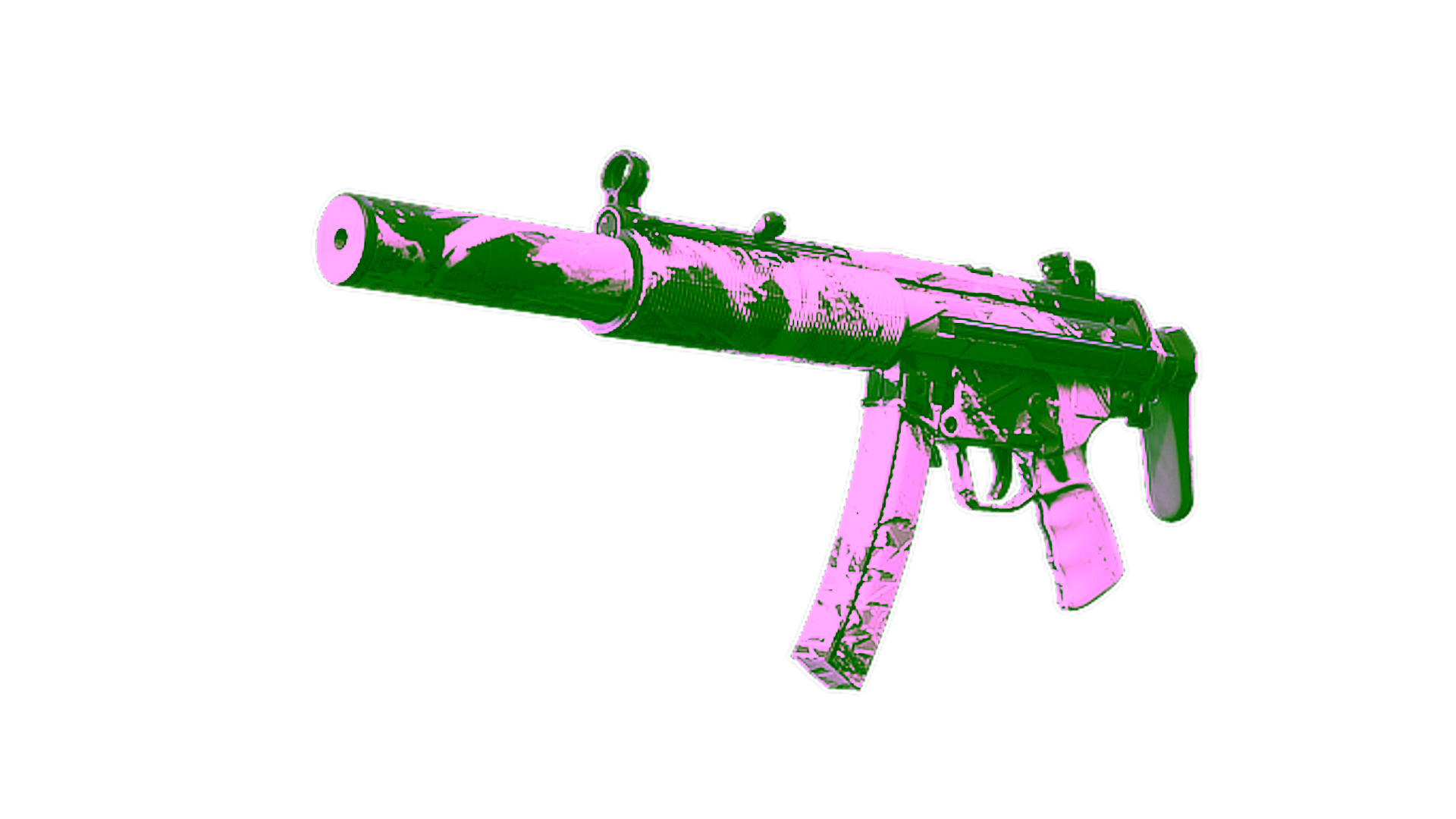 Display for Souvenir MP5-SD | Snow Splash (Minimal Wear)