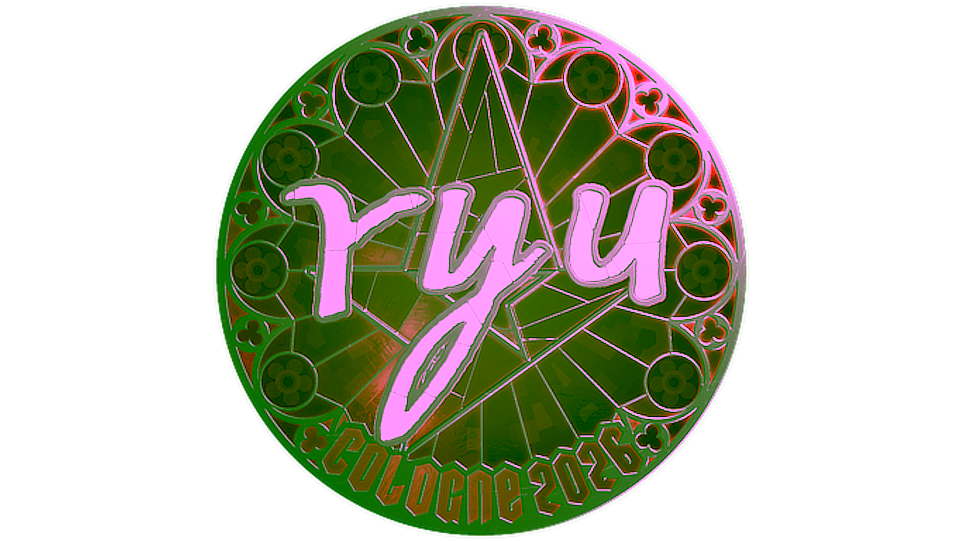 Sticker | ryu (Foil) | Cologne 2026 için görüntü