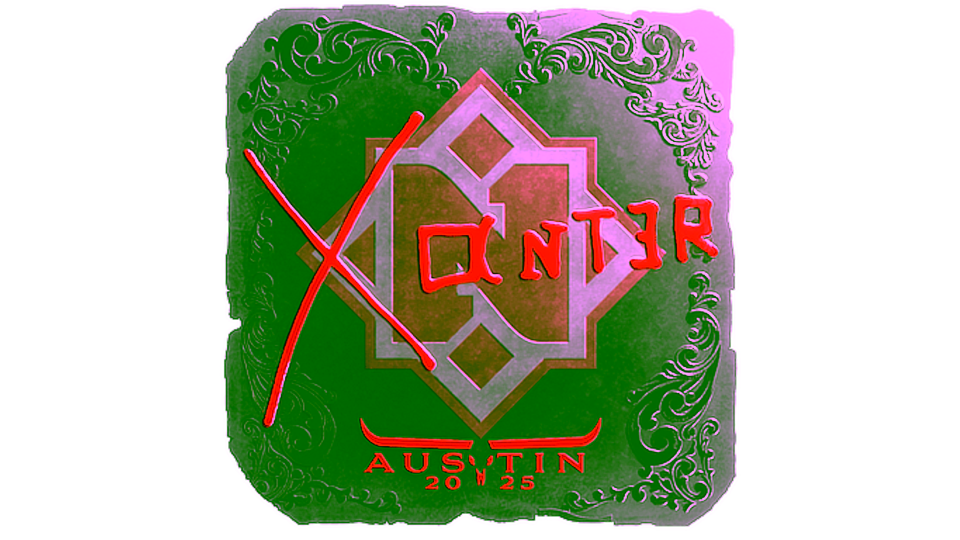 Display for Sticker | Xant3r (Foil) | Austin 2025