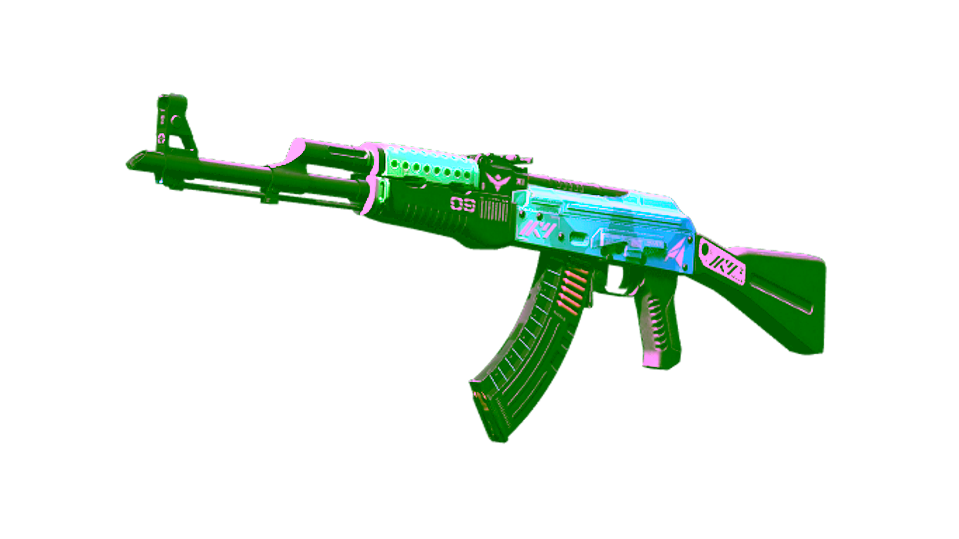 Display for StatTrak™ AK-47 | Ice Coaled (Minimal Wear)