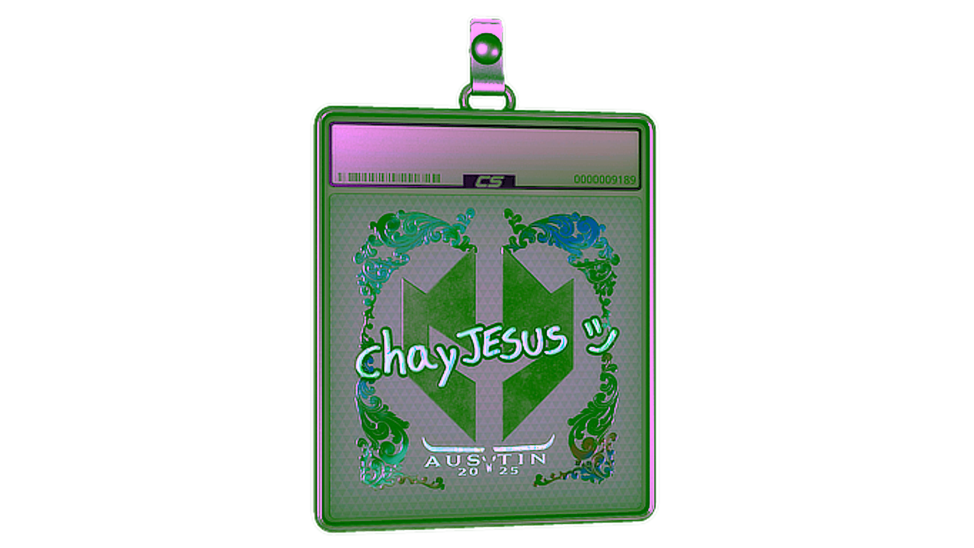 عرض لـ Sticker Slab | chayJESUS (Holo) | Austin 2025