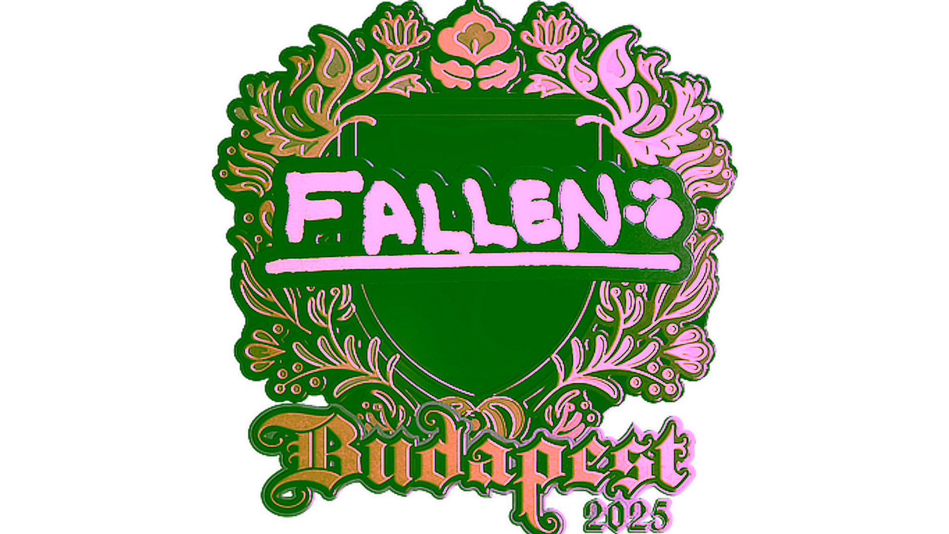 Display for Sticker | FalleN (Gold) | Budapest 2025