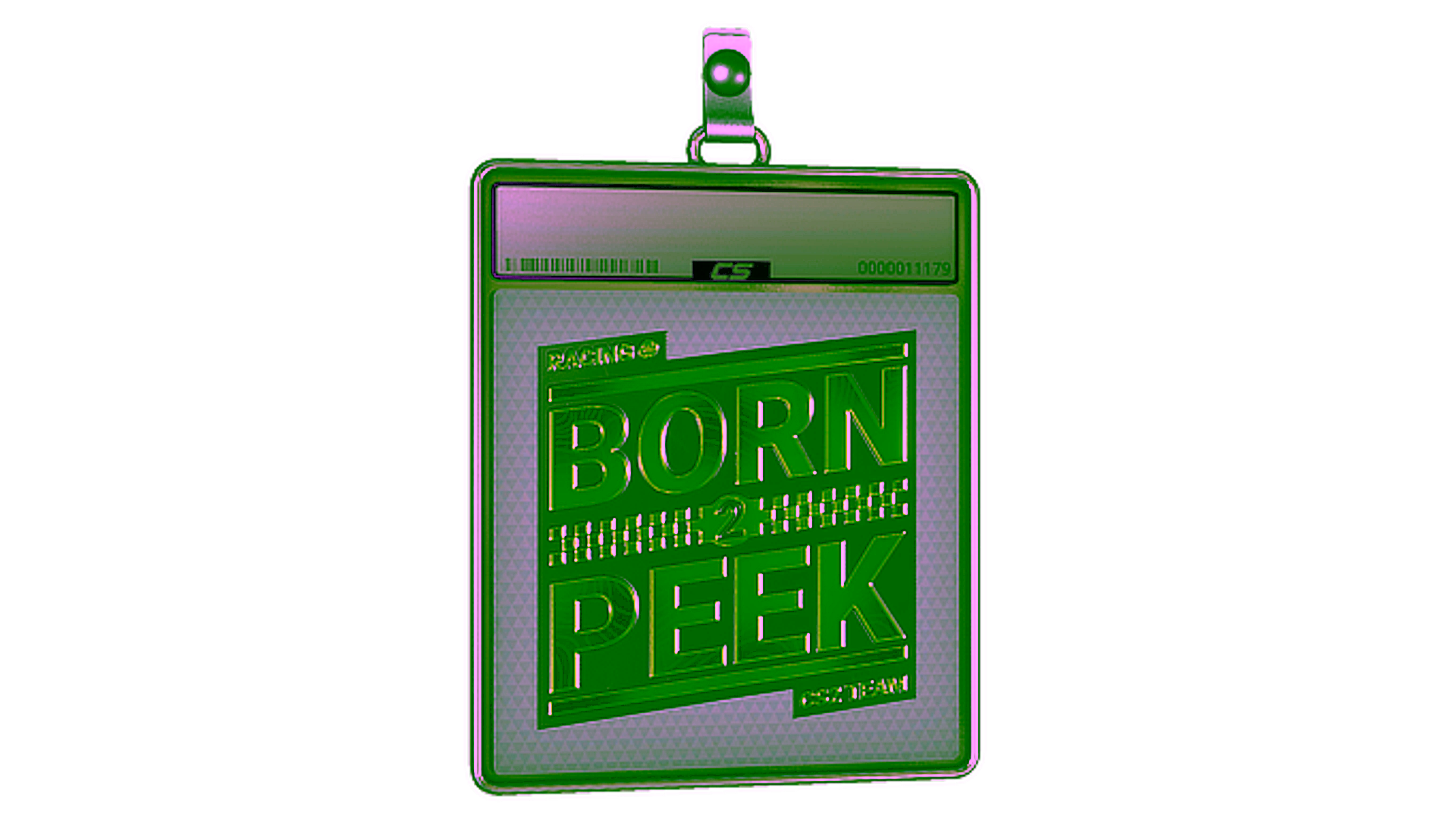 Display for Sticker Slab | Born To Peek (Foil)