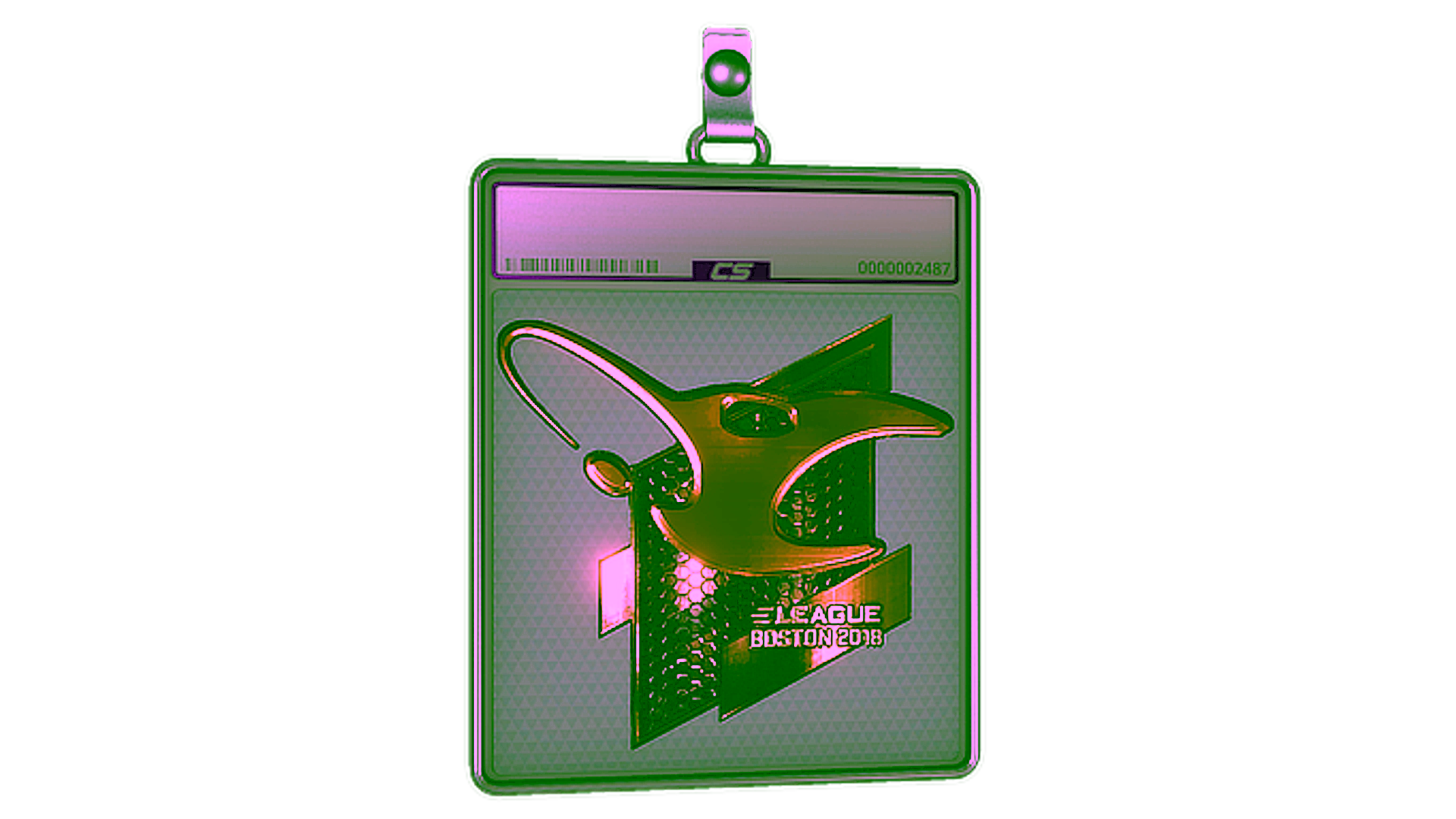 Rodyti Sticker Slab | mousesports (Gold) | Boston 2018