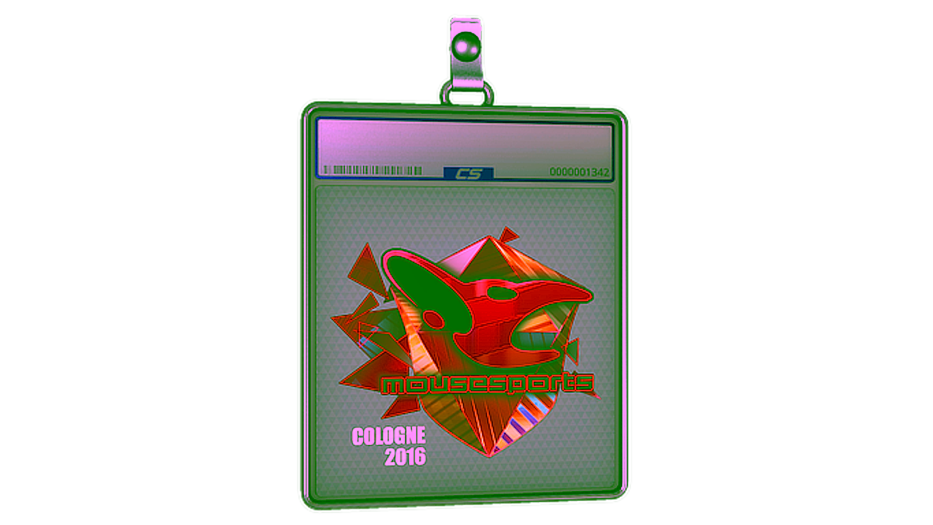 Display for Sticker Slab | mousesports (Holo) | Cologne 2016