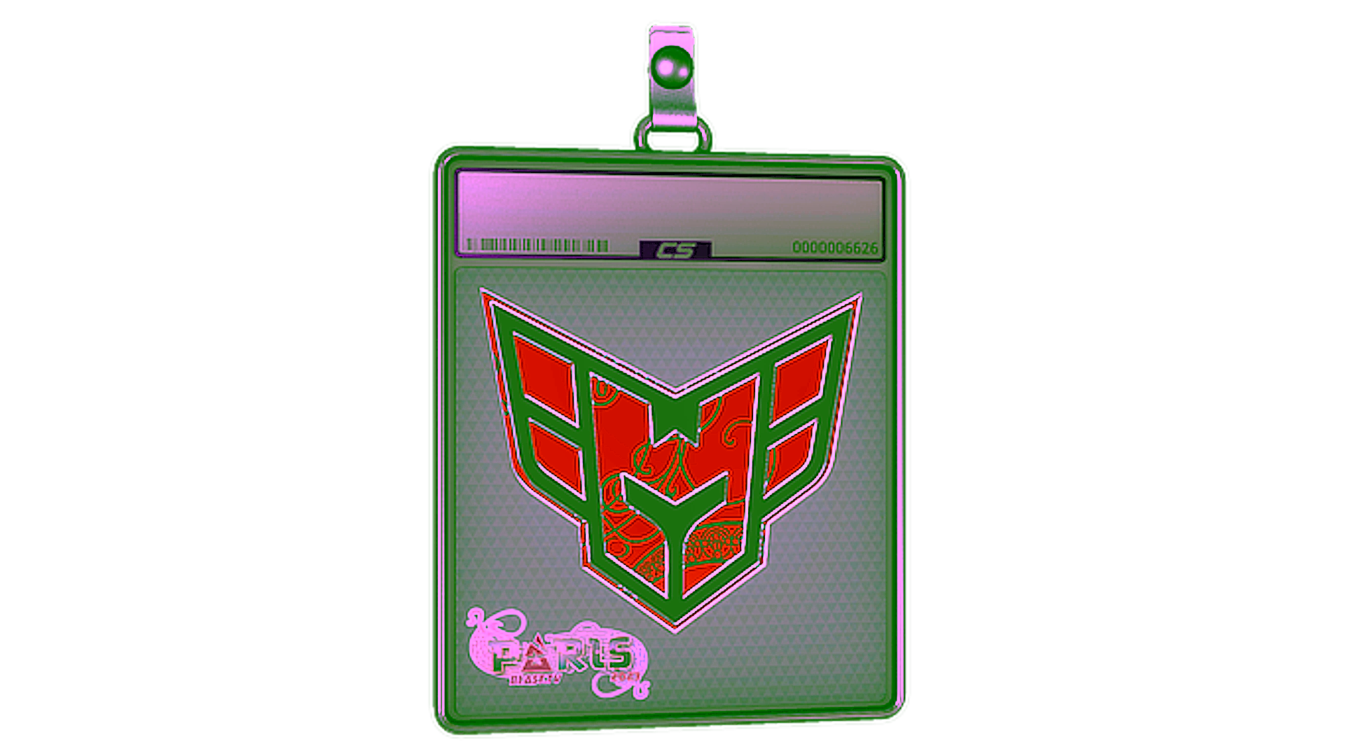 Display for Sticker Slab | Heroic (Holo) | Paris 2023