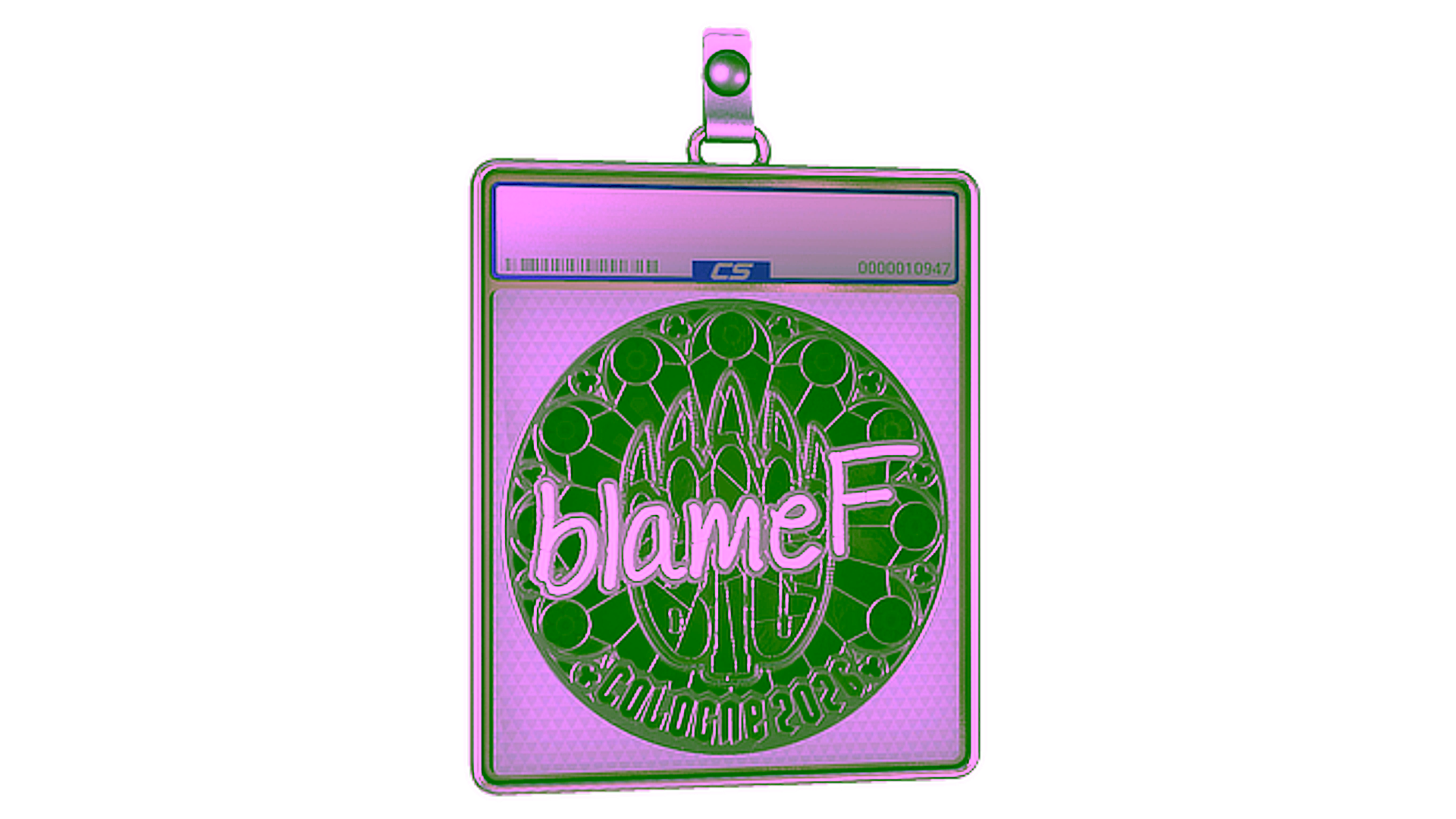 Display for Sticker Slab | blameF (Foil) | Cologne 2026
