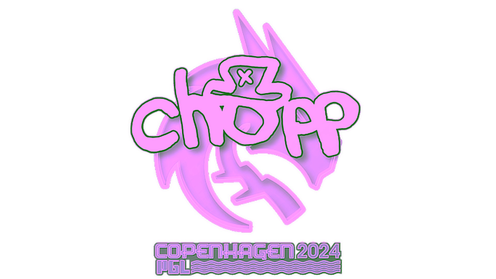 Display for Sticker | chopper | Copenhagen 2024