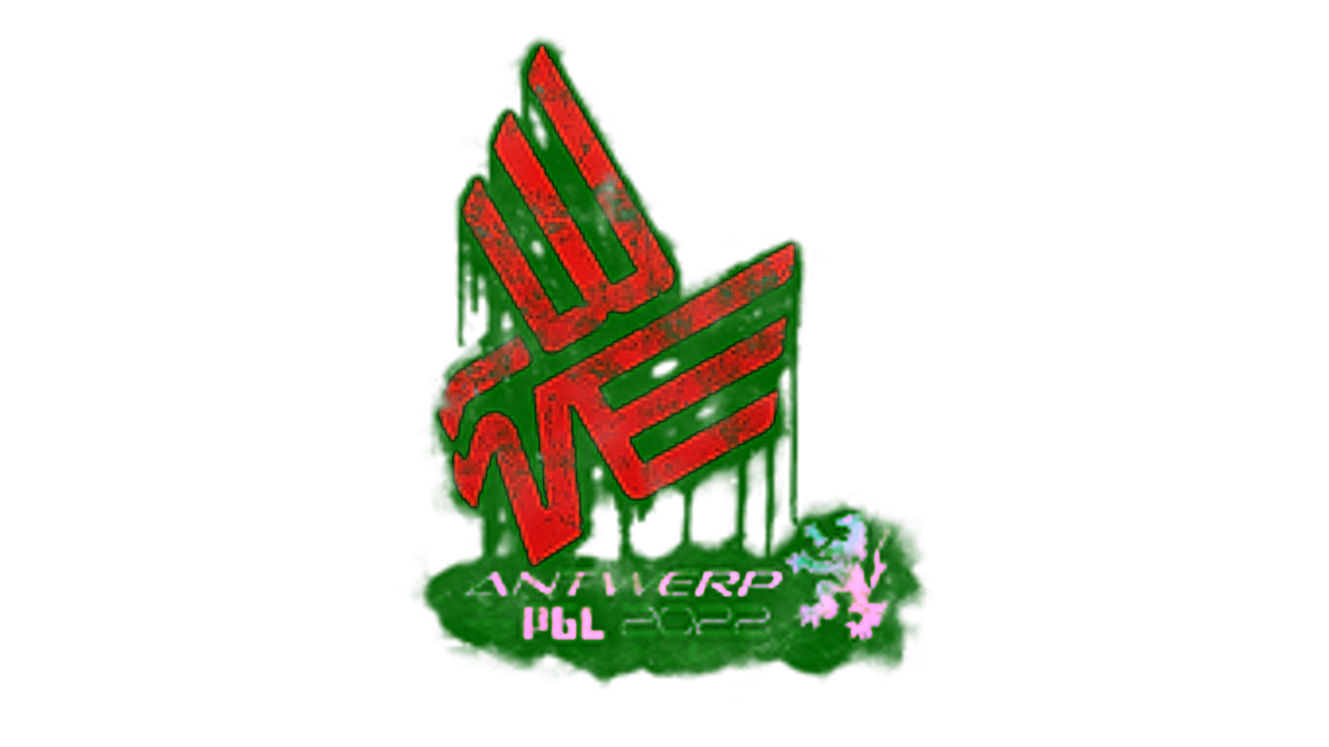 Display for Sealed Graffiti | Bad News Eagles | Antwerp 2022
