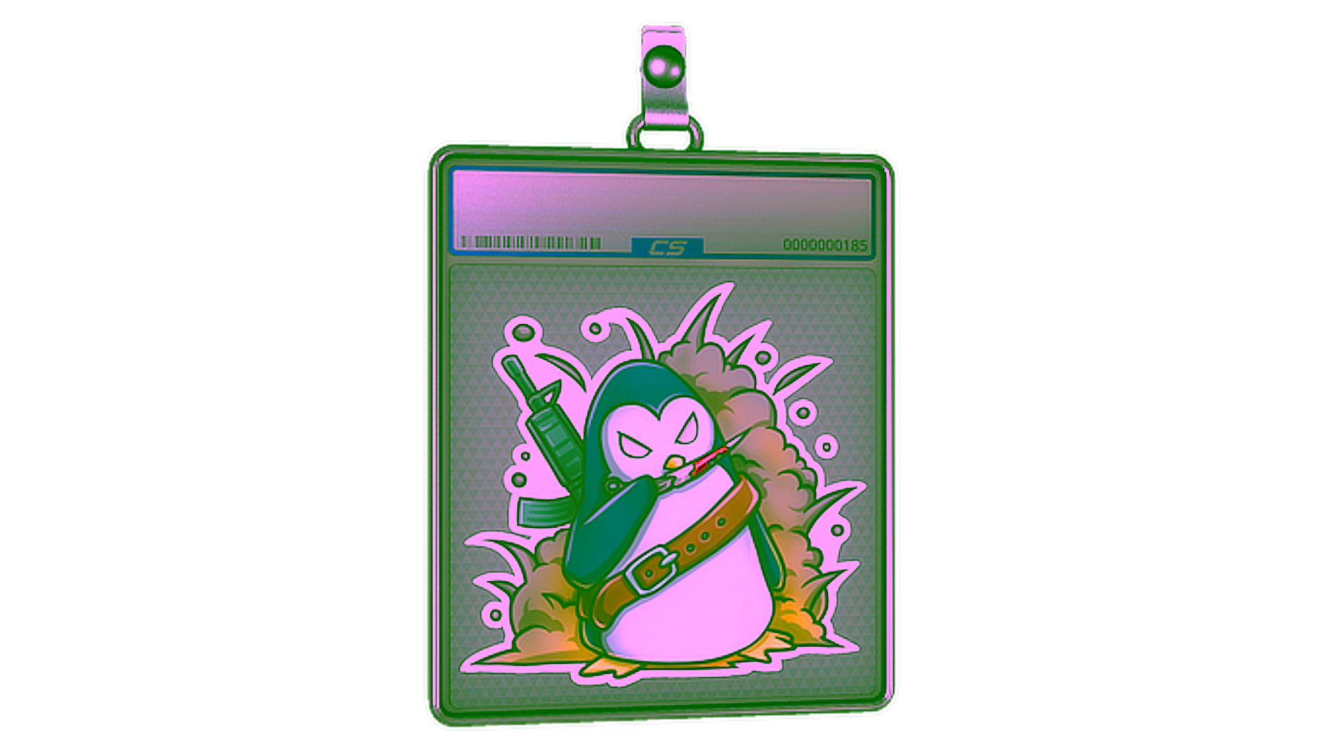 Display for Sticker Slab | War Penguin