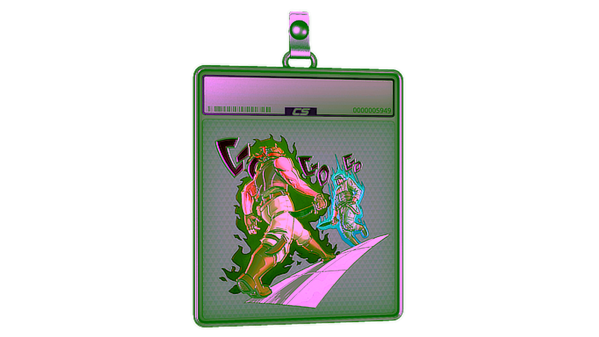 Display for Sticker Slab | Approaching Site (Foil)