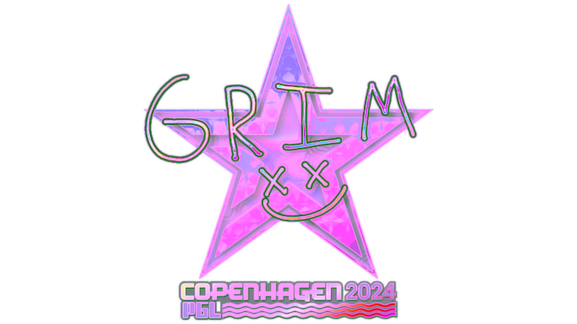 Display for Sticker | Grim (Holo) | Copenhagen 2024