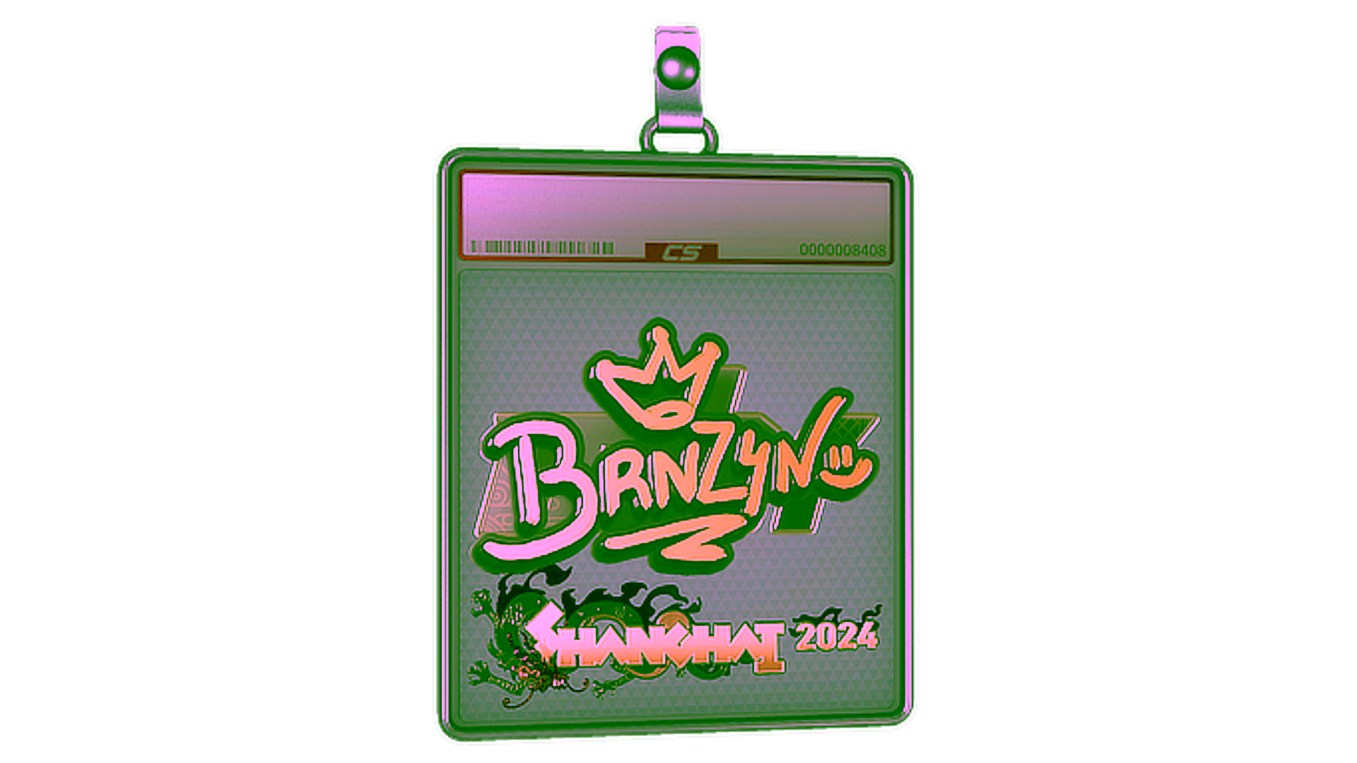Display for Sticker Slab | brnz4n (Gold) | Shanghai 2024