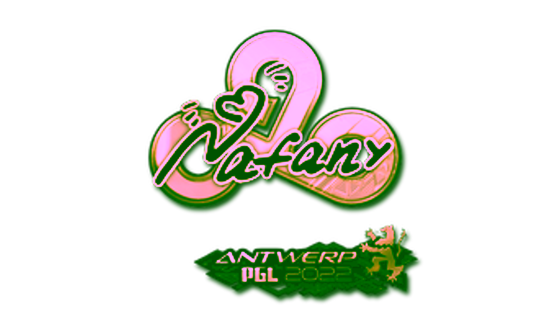 Rodyti Sticker | nafany (Gold) | Antwerp 2022