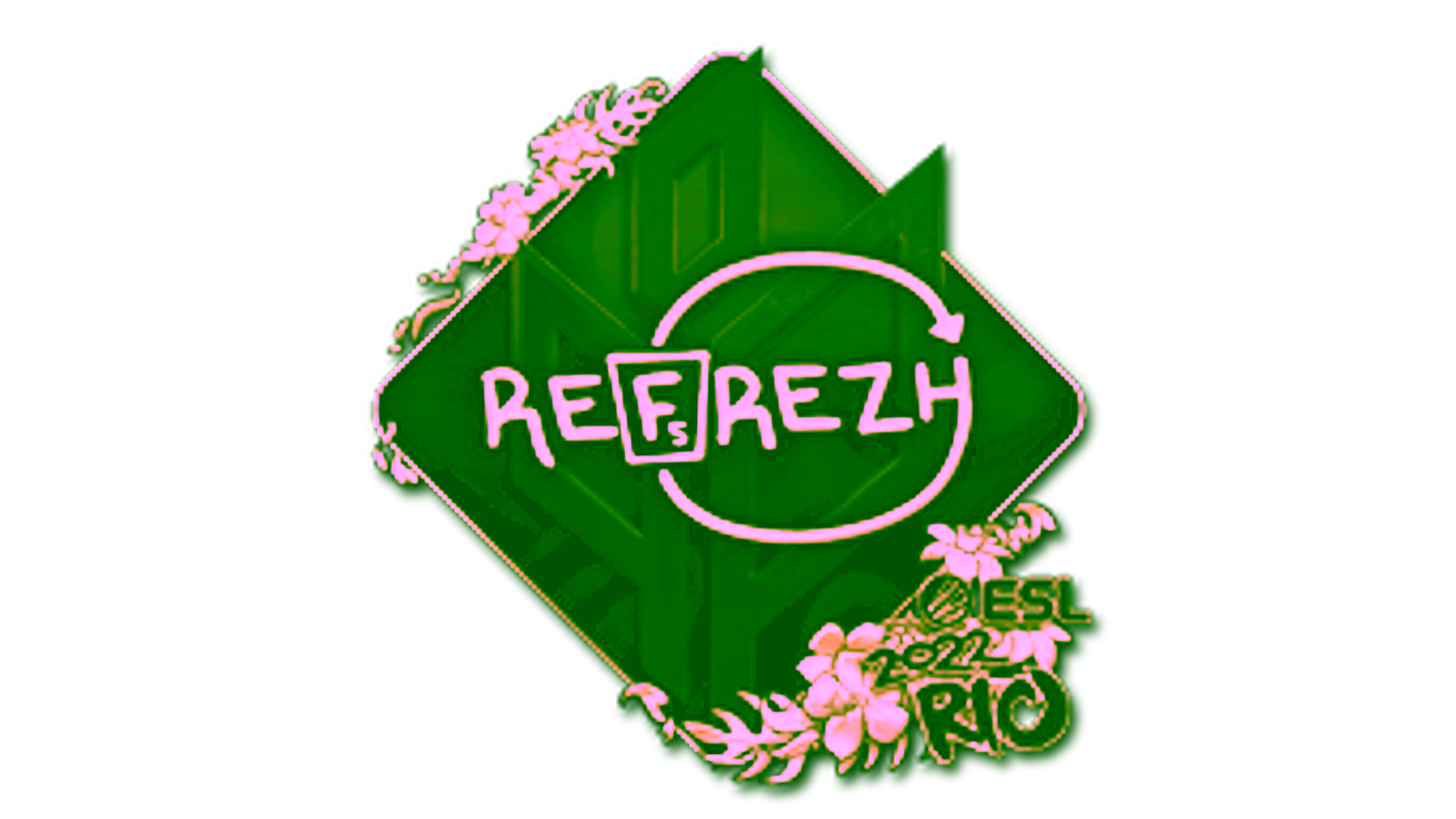 Display for Sticker | refrezh (Gold) | Rio 2022