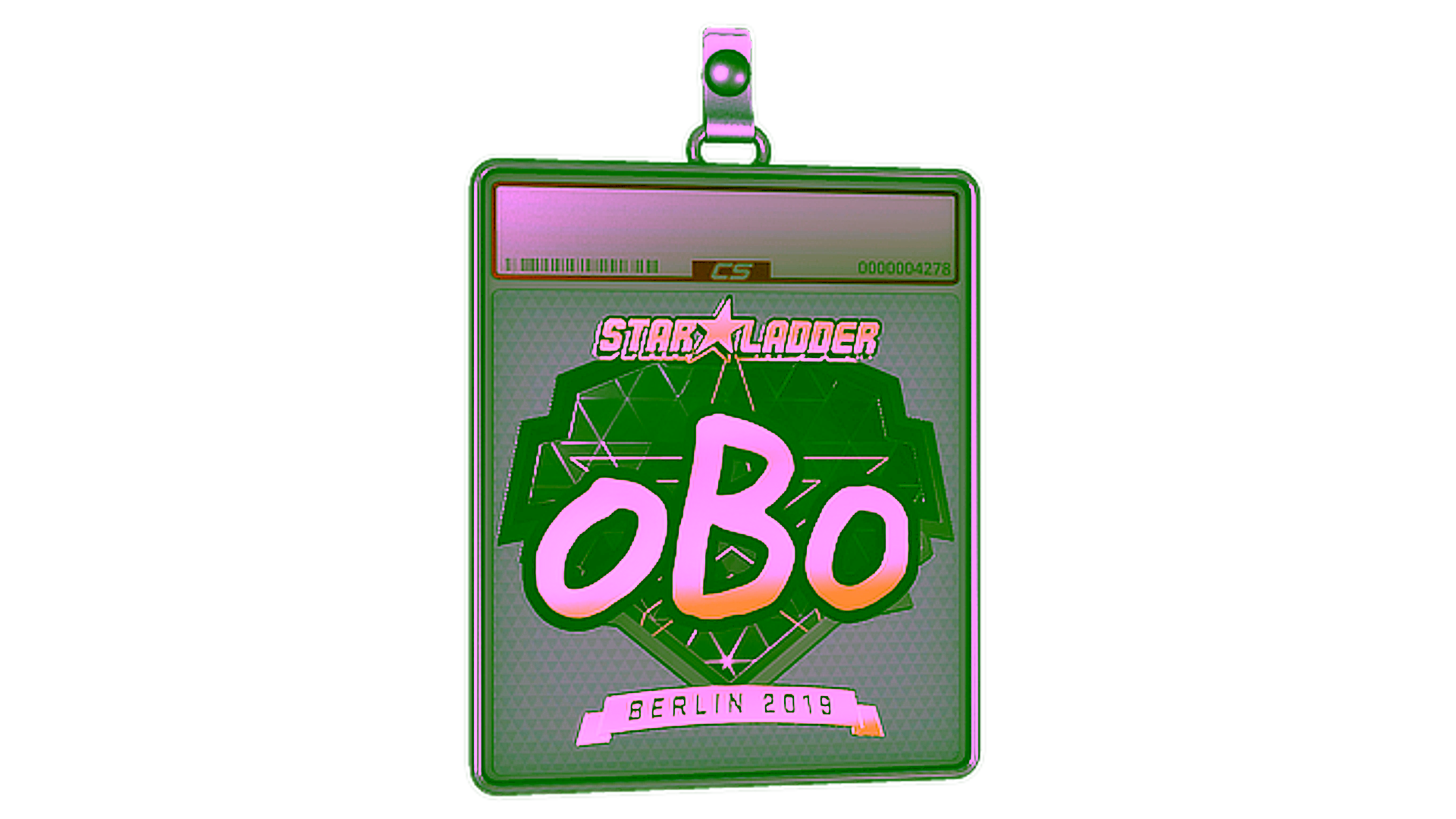 Visar för Sticker Slab | oBo (Gold) | Berlin 2019