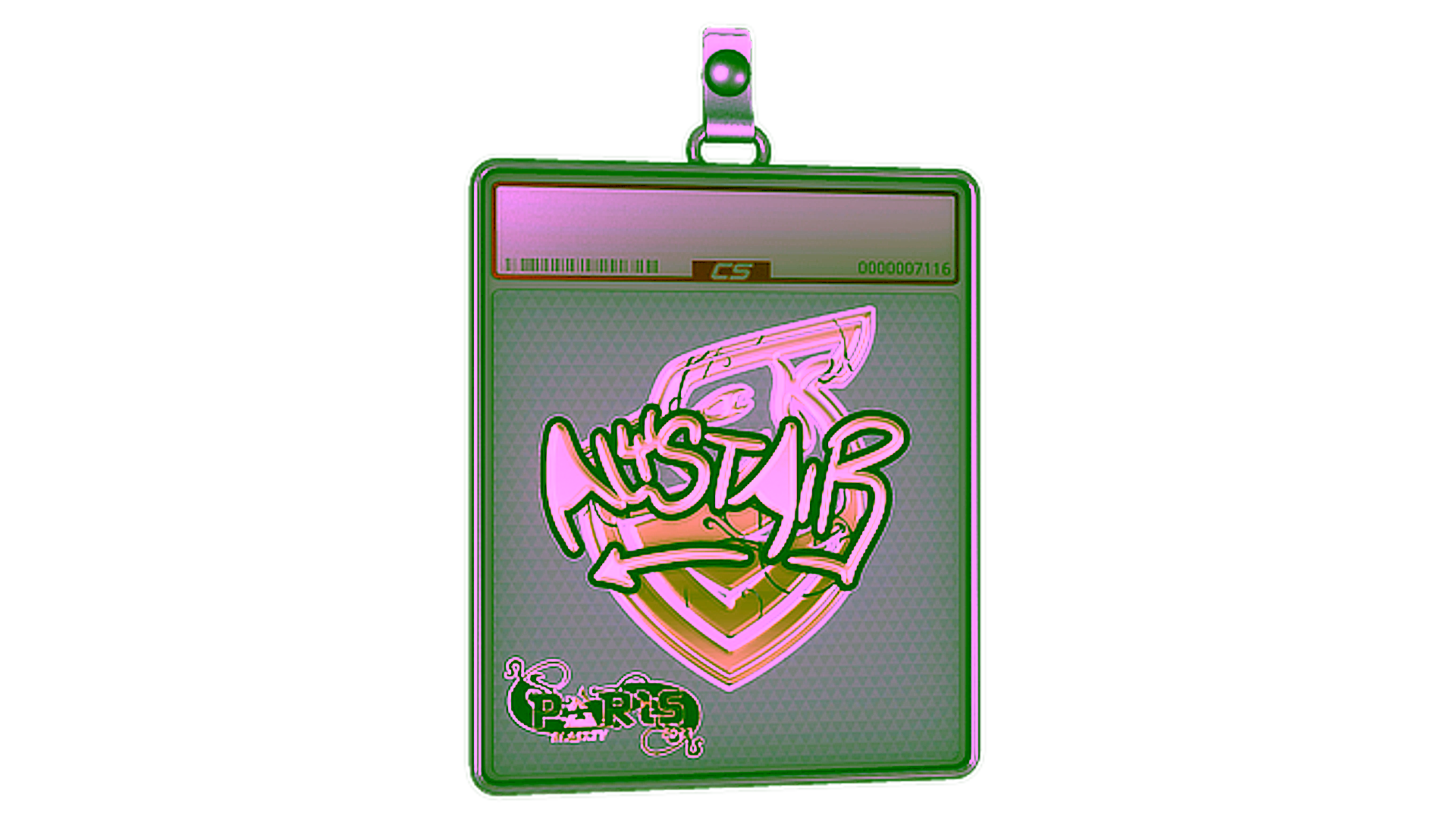 Display for Sticker Slab | aliStair (Gold) | Paris 2023