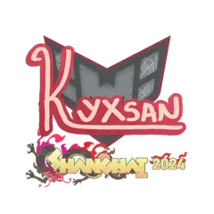Sticker kyxsan Shanghai 2024