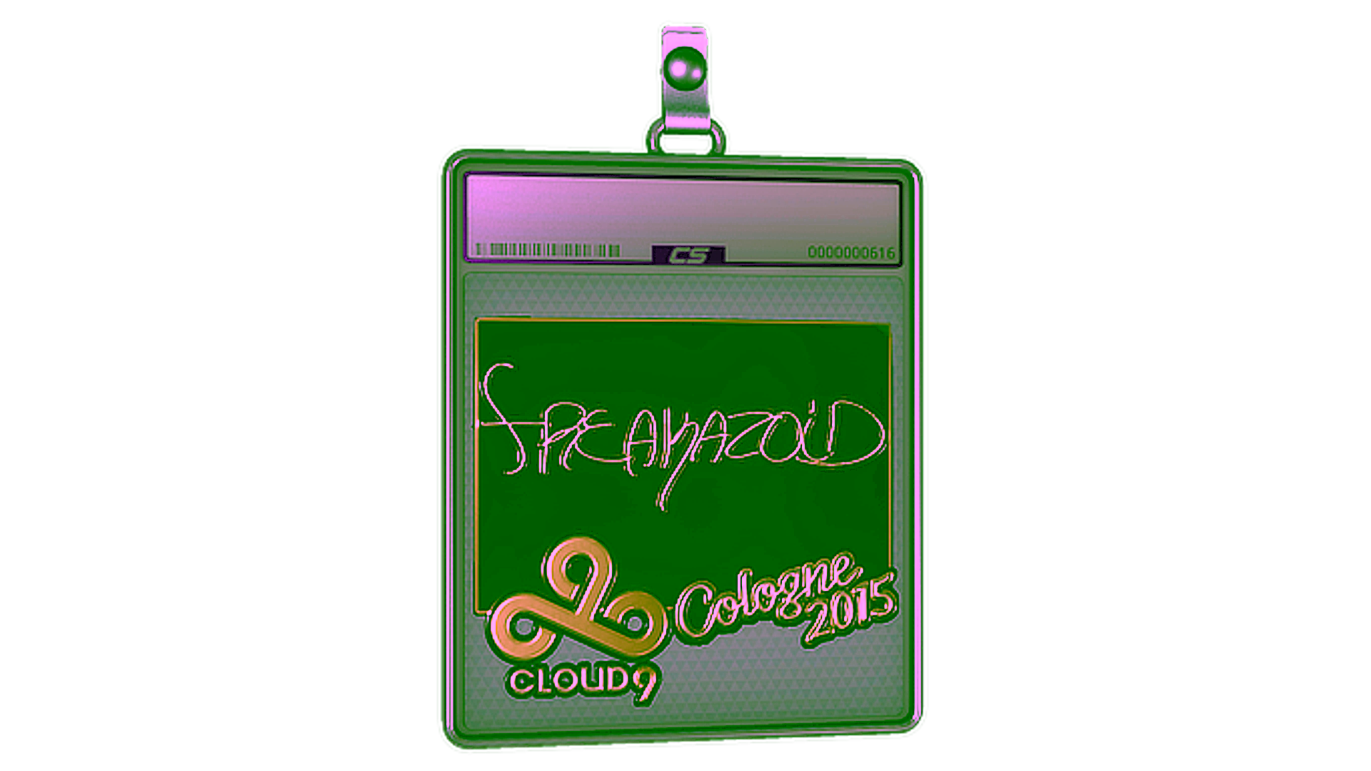 Rodyti Sticker Slab | freakazoid (Gold) | Cologne 2015
