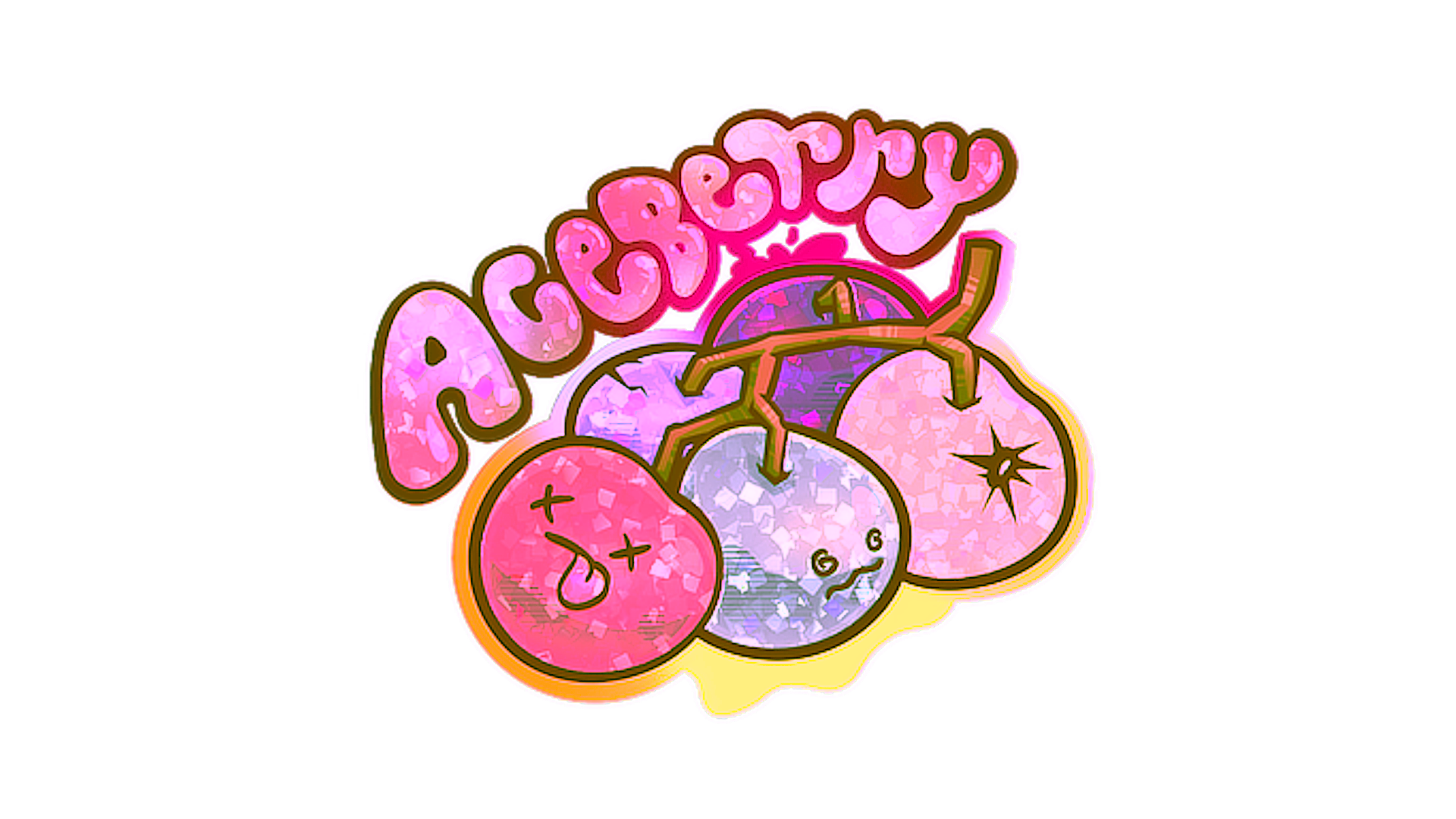 Visar för Sticker | Aceberry (Glitter)