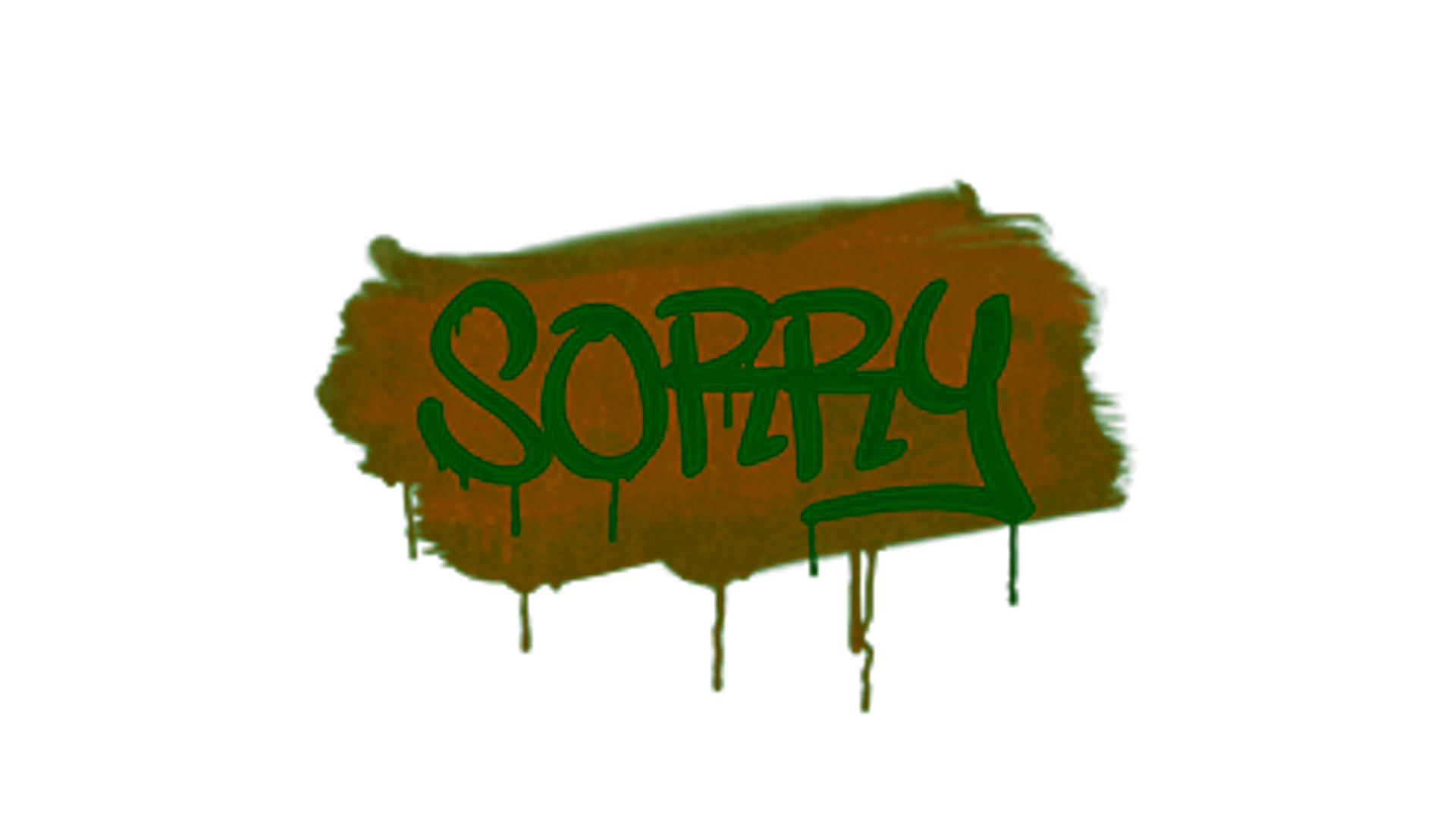 Display for Sealed Graffiti | Sorry (Blood Red)
