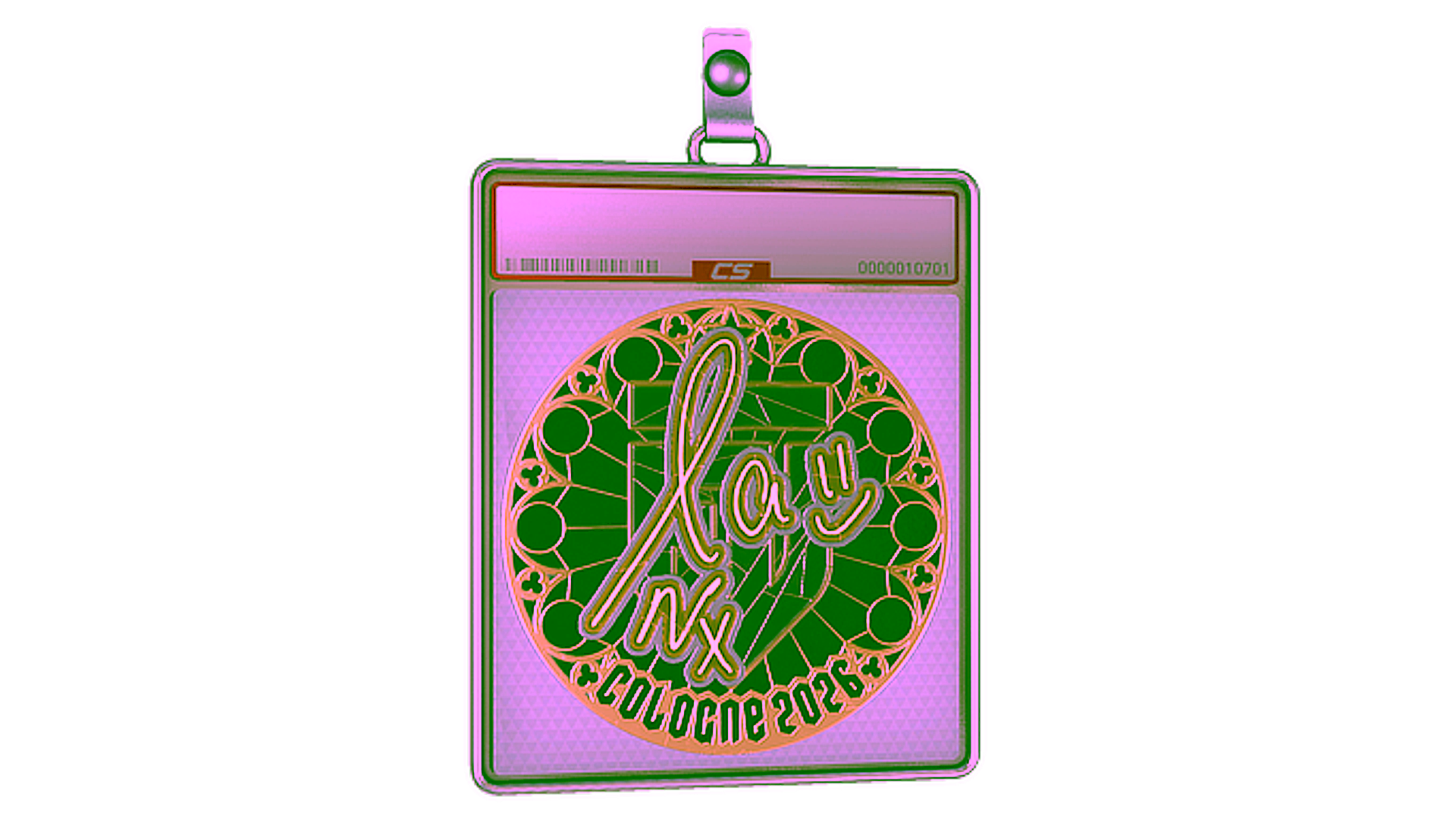 Display for Sticker Slab | lauNX (Gold) | Cologne 2026