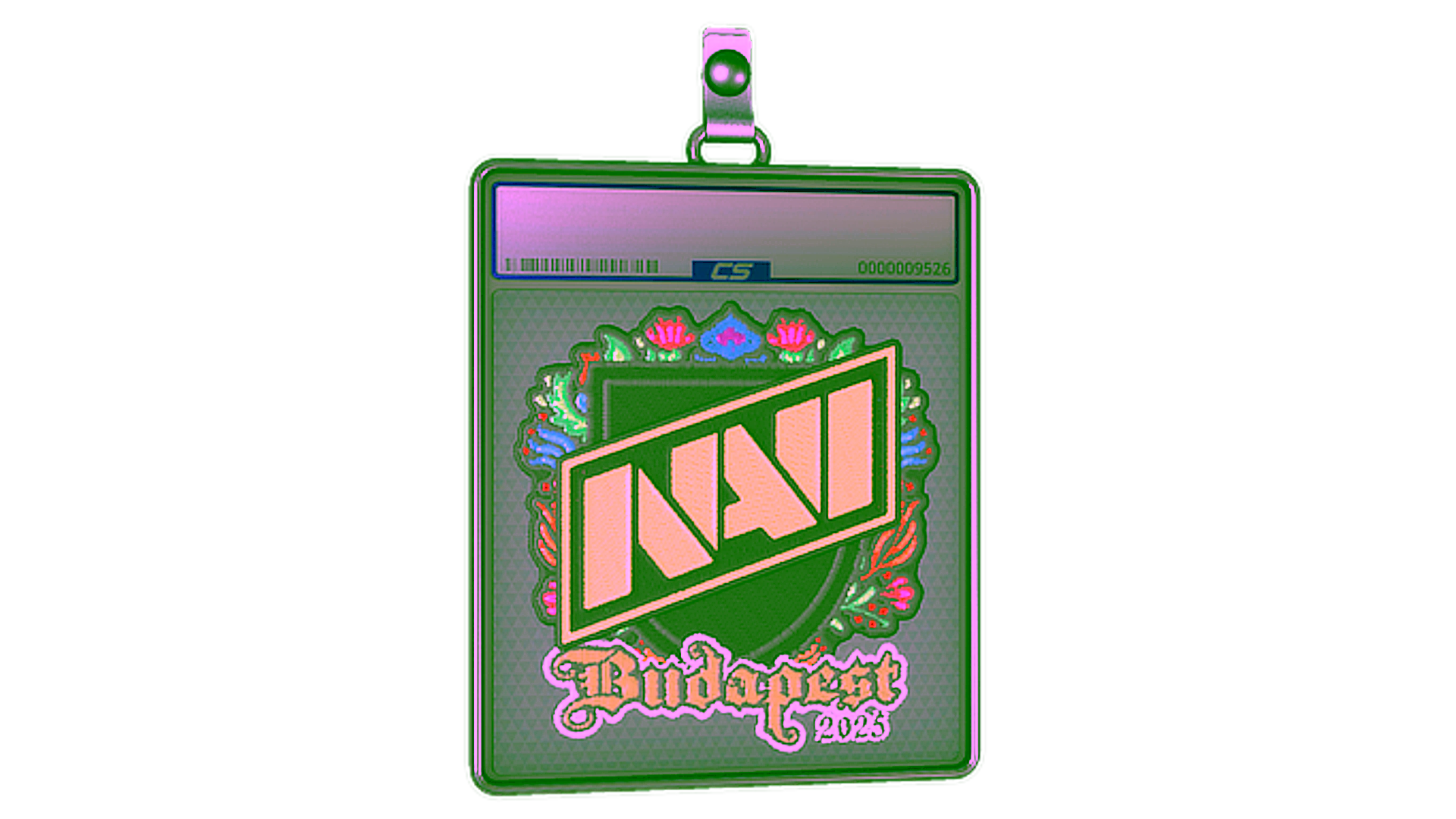 Display for Sticker Slab | Natus Vincere (Embroidered) | Budapest 2025