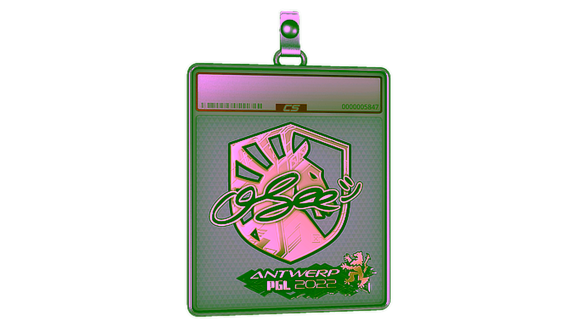 Display for Sticker Slab | oSee (Gold) | Antwerp 2022