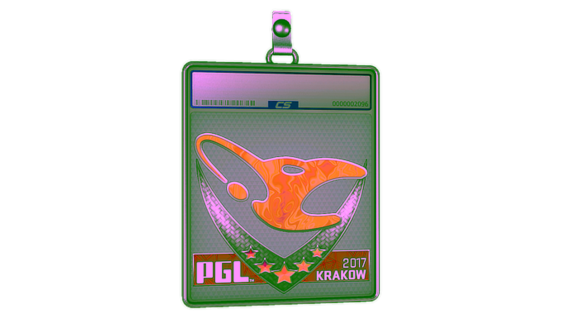 Display for Sticker Slab | mousesports (Holo) | Krakow 2017