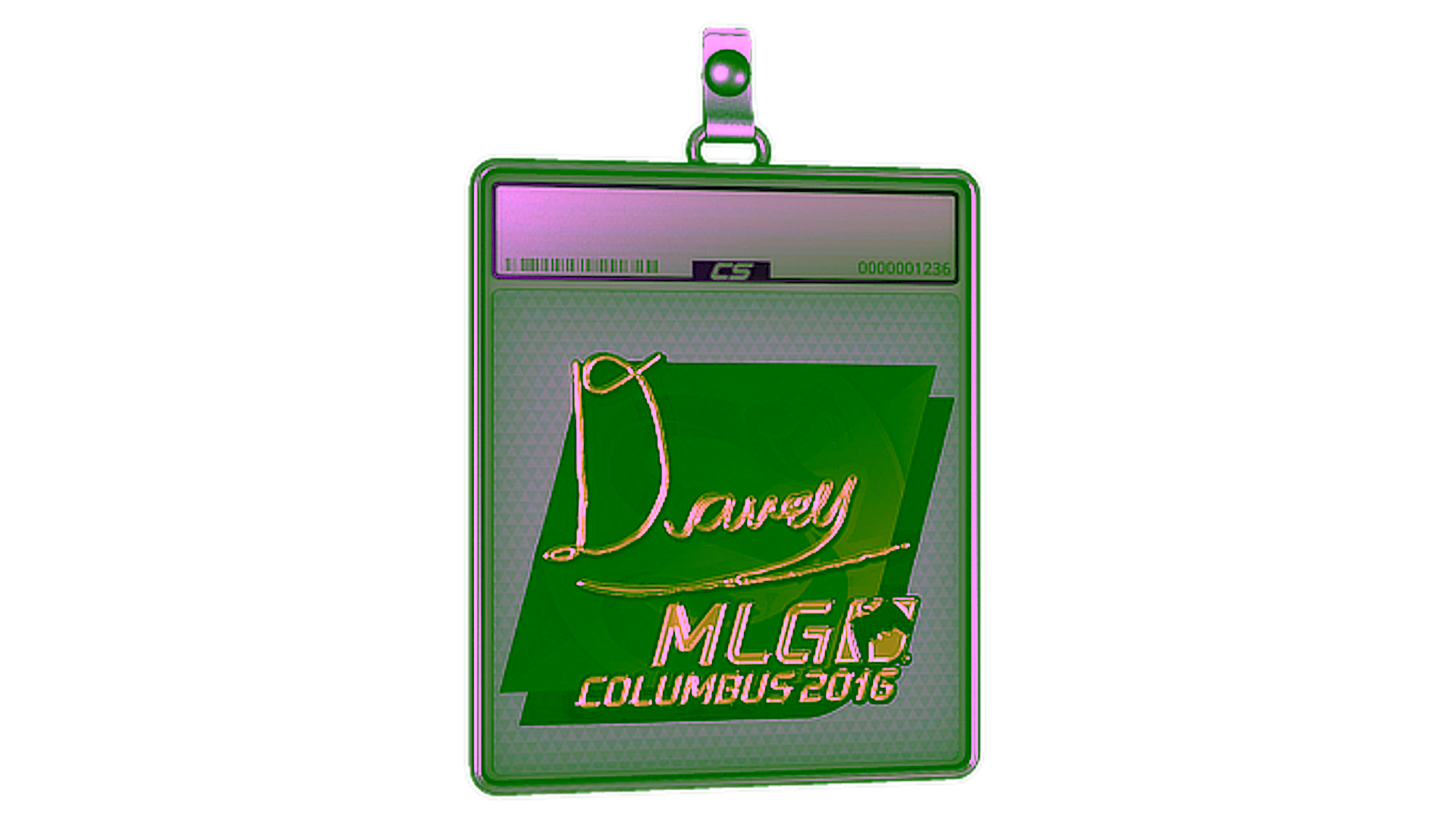 Wyświetl dla Sticker Slab | DAVEY (Gold) | MLG Columbus 2016
