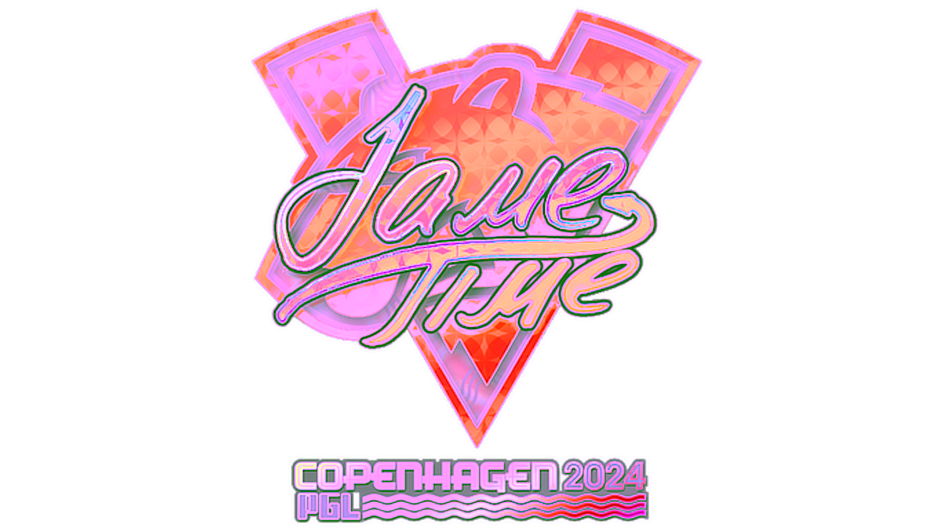 Rodyti Sticker | Jame (Holo) | Copenhagen 2024
