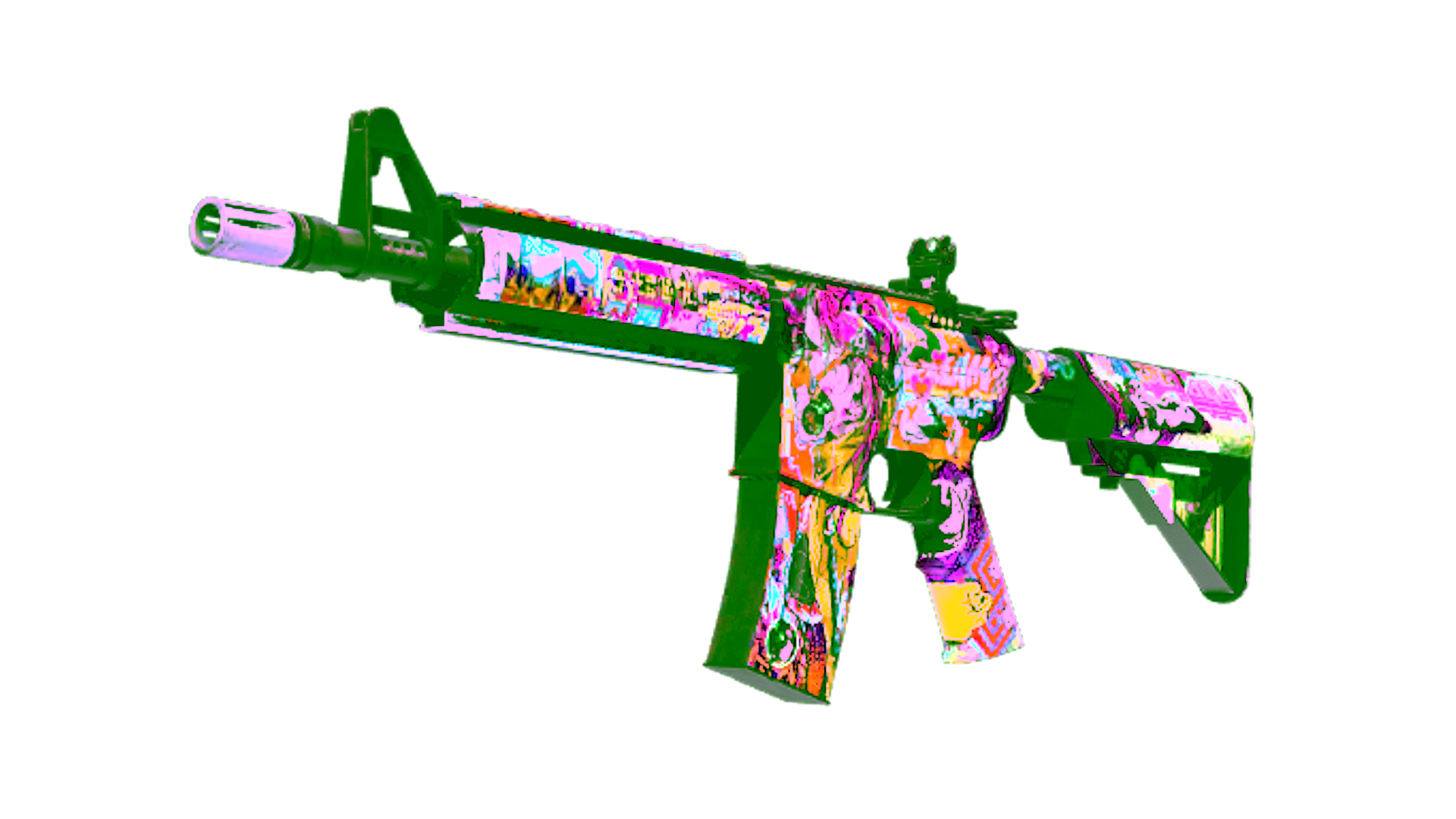 Display for StatTrak™ M4A4 | In Living Color (Factory New)
