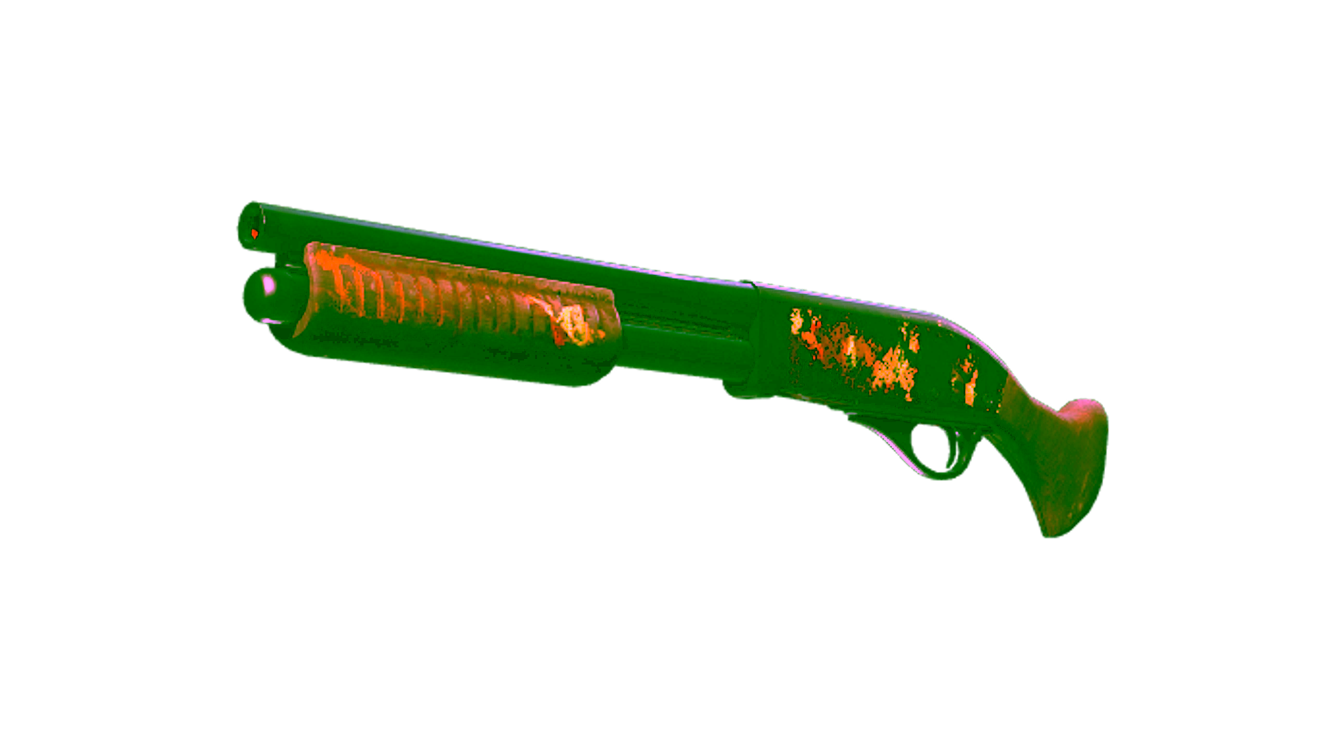 Display for Sawed-Off | Origami (Battle-Scarred)