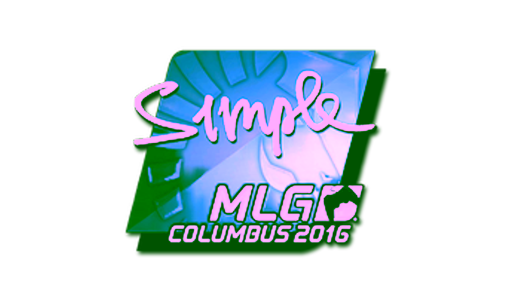 Display for Sticker | s1mple (Foil) | MLG Columbus 2016