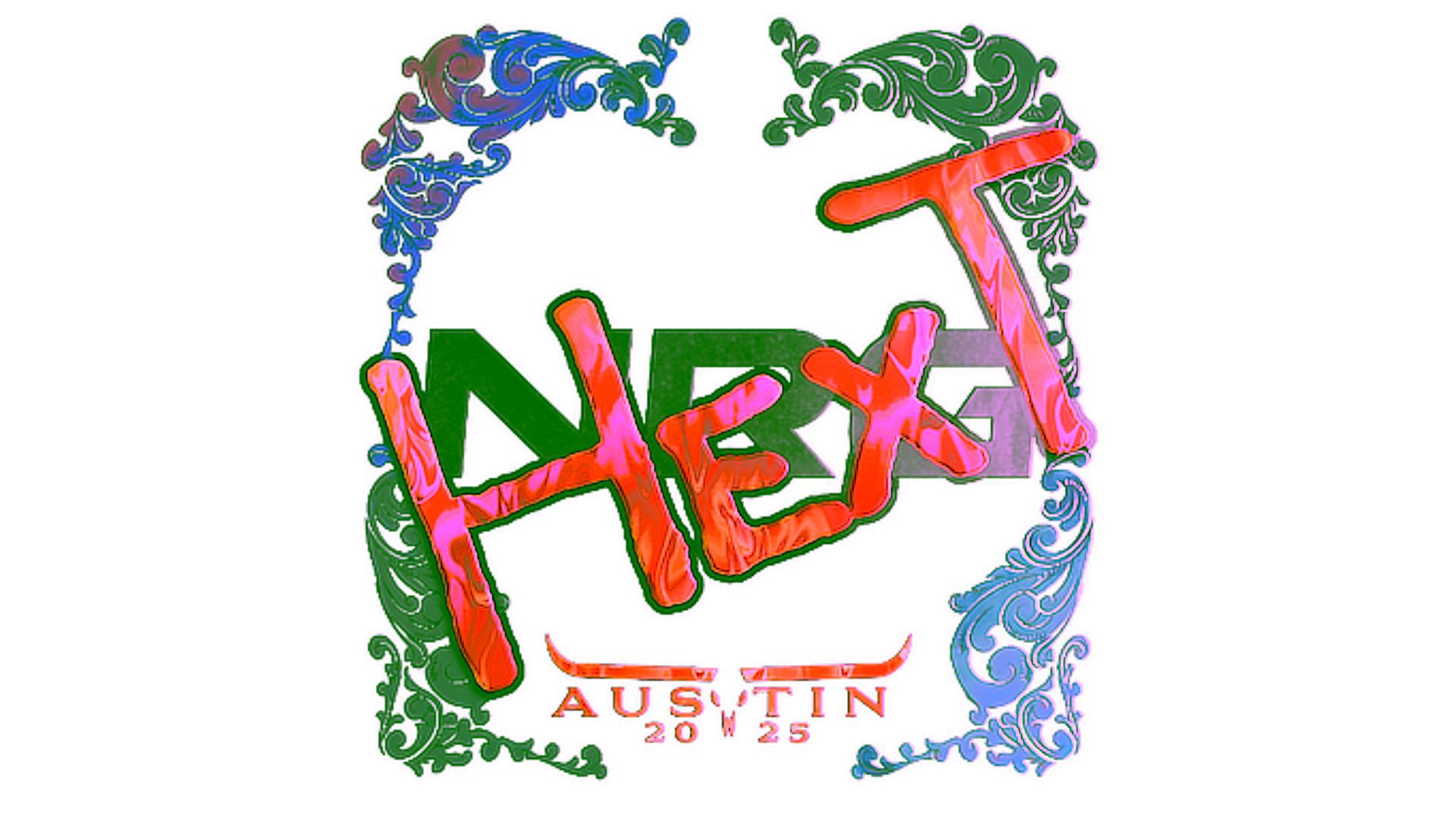 Display for Sticker | HexT (Holo) | Austin 2025