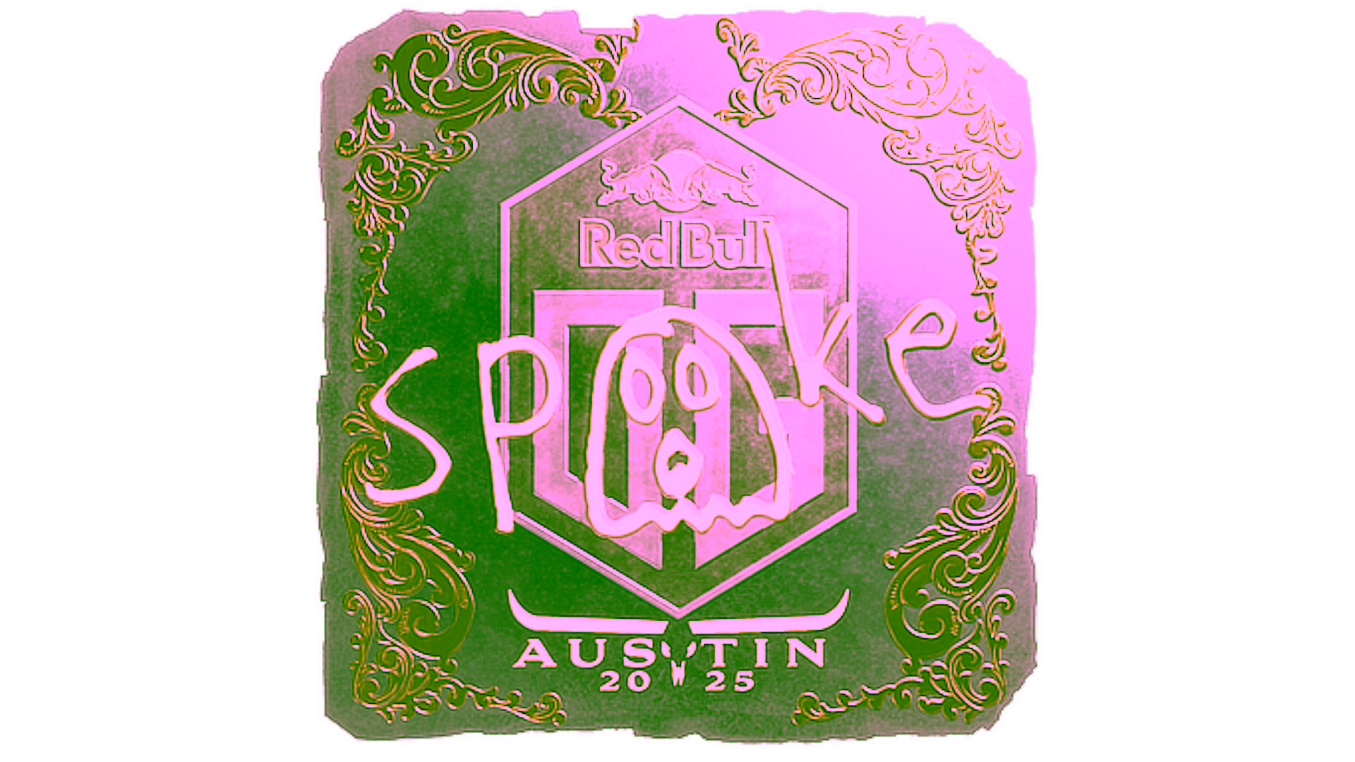 Rodyti Sticker | spooke (Gold) | Austin 2025