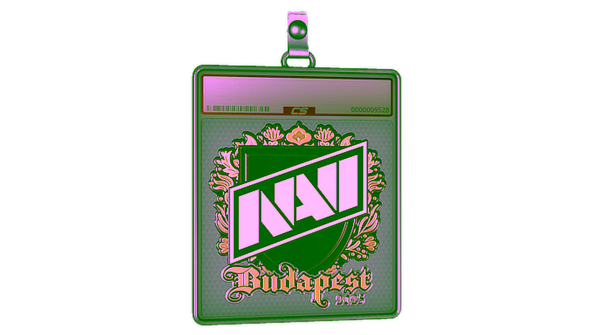 Display for Sticker Slab | Natus Vincere (Gold) | Budapest 2025