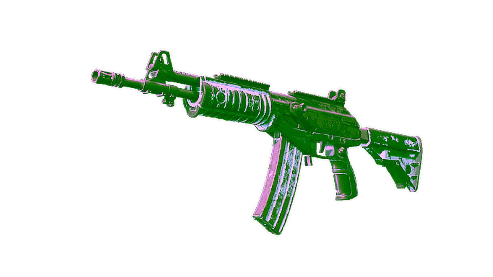 Display for Galil AR | Robin's Egg (Battle-Scarred)