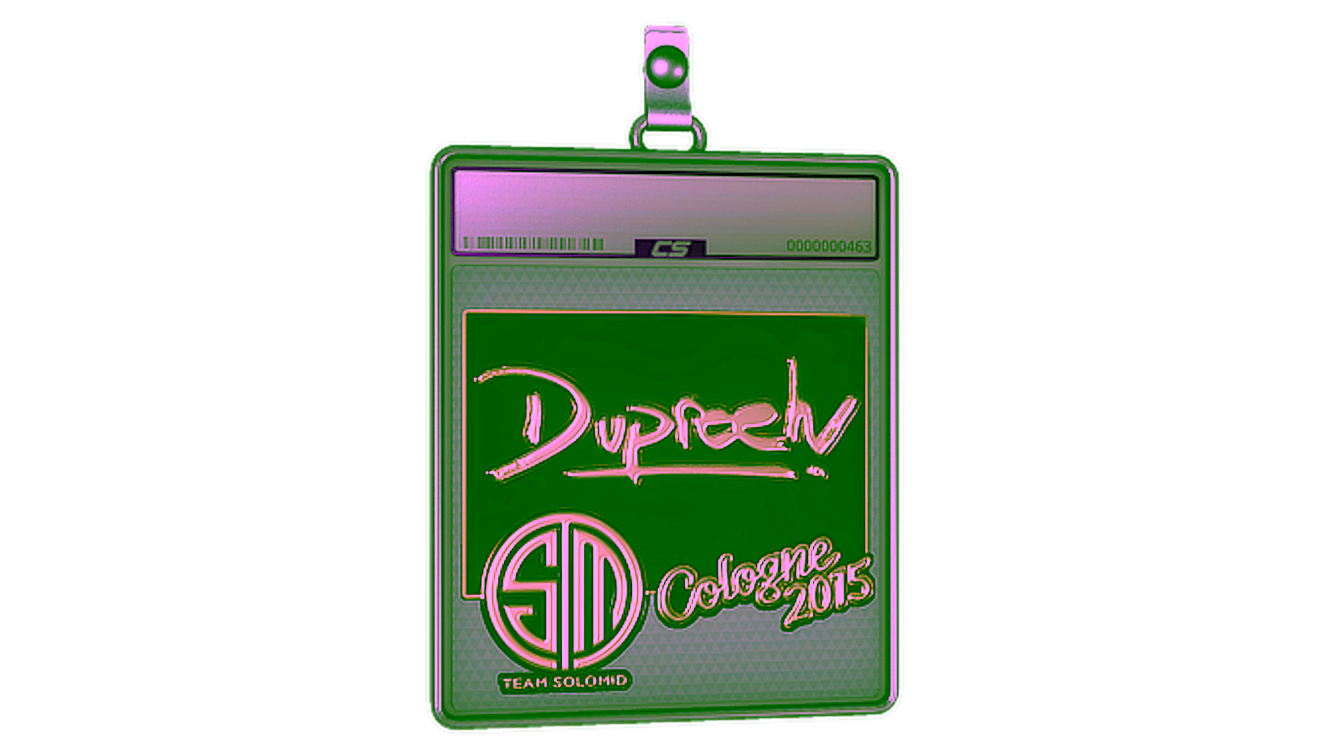 Rodyti Sticker Slab | dupreeh (Gold) | Cologne 2015