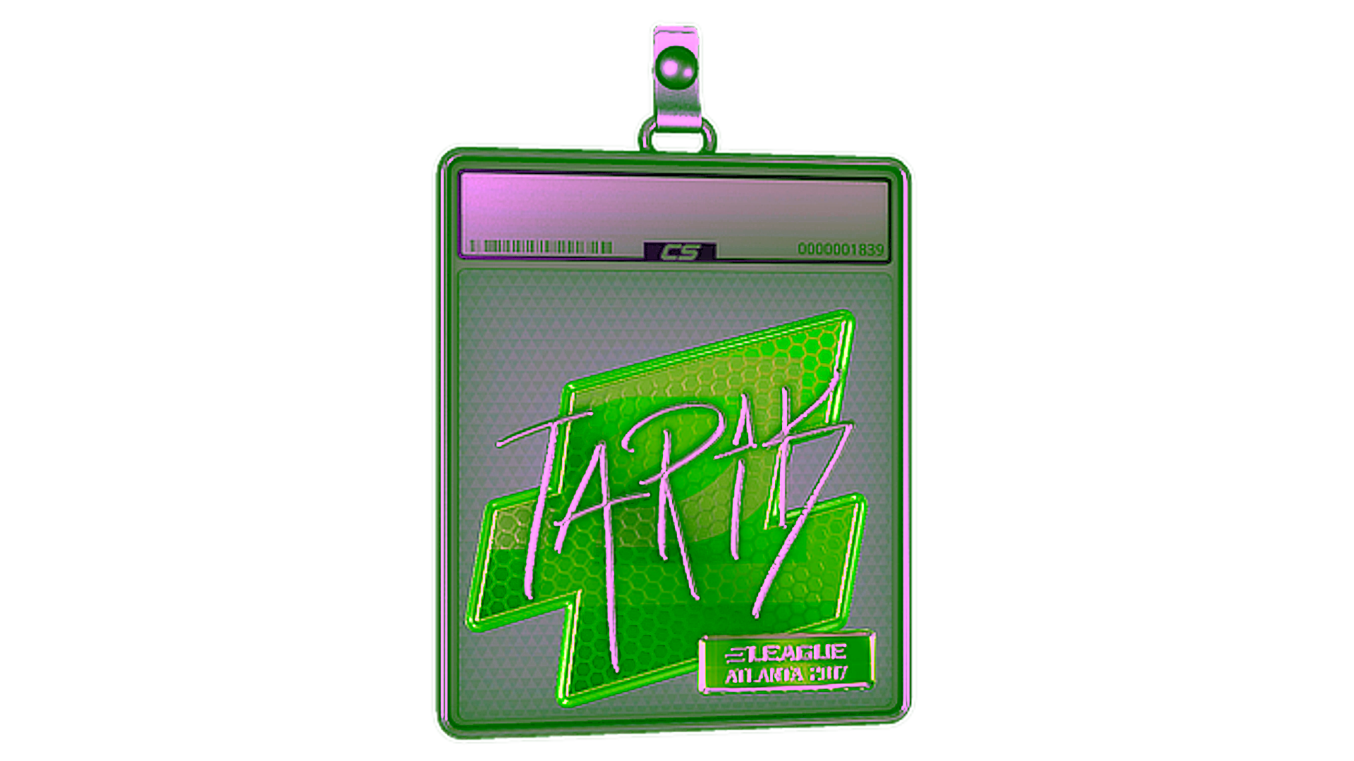 Display for Sticker Slab | tarik (Foil) | Atlanta 2017